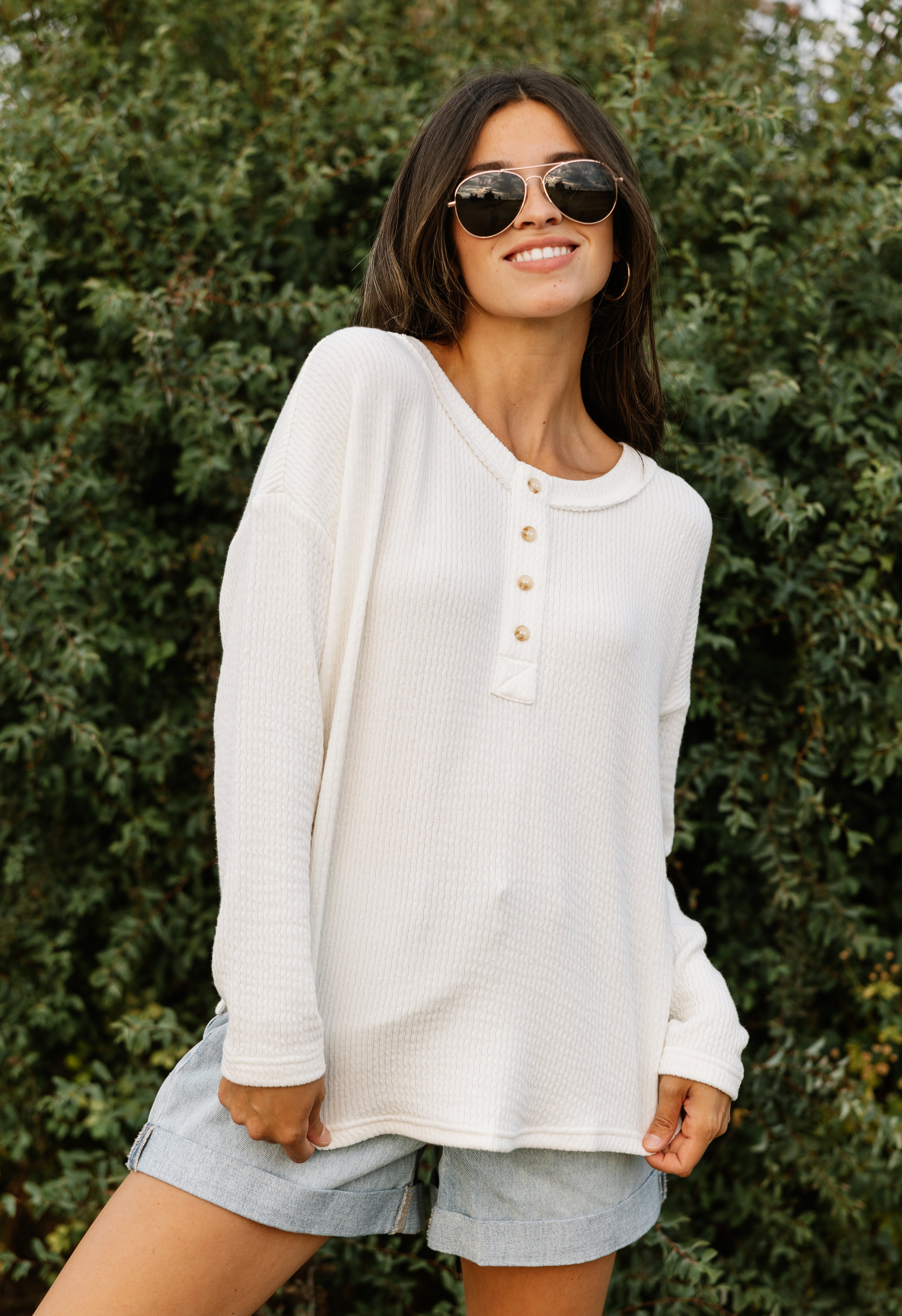 June Sweater - CREAM - willows clothing SWEATER