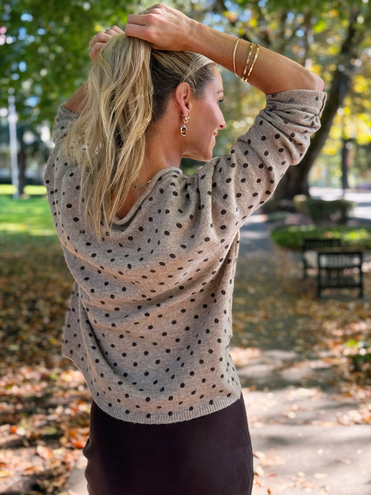 Junie Cardigan - LIGHT MOCHA - willows clothing Cardigan