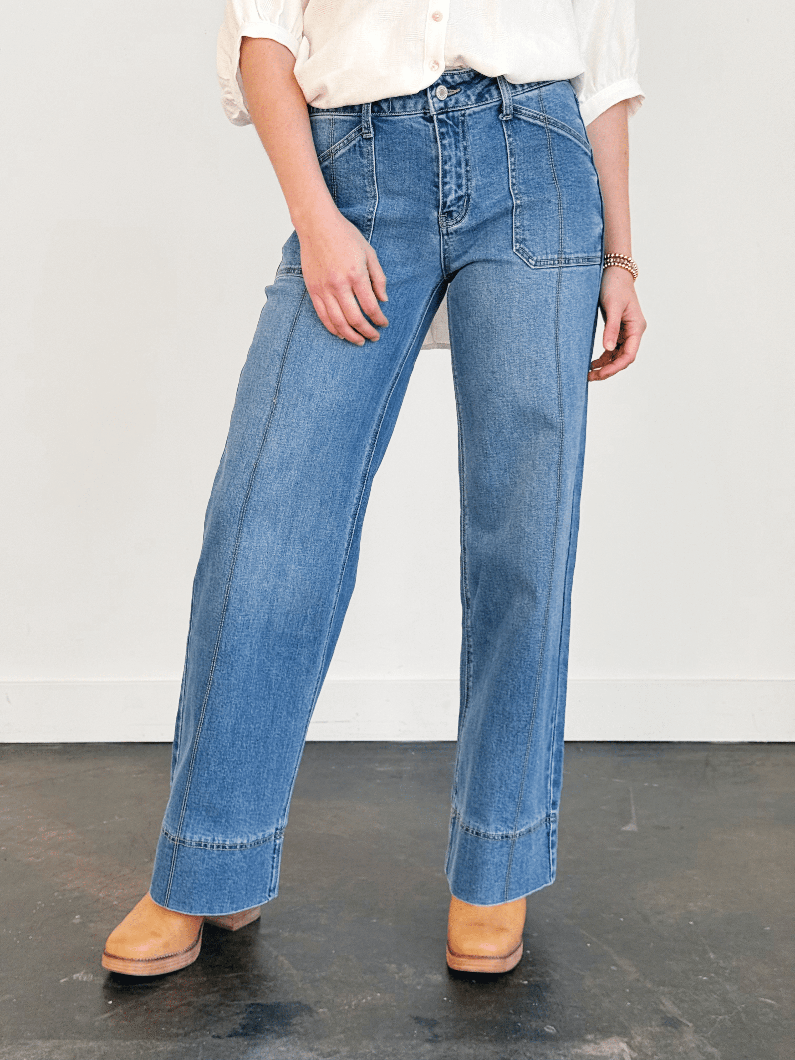 [KANCAN] Miranda Jean - MEDIUM DARK - willows clothing WIDE LEG