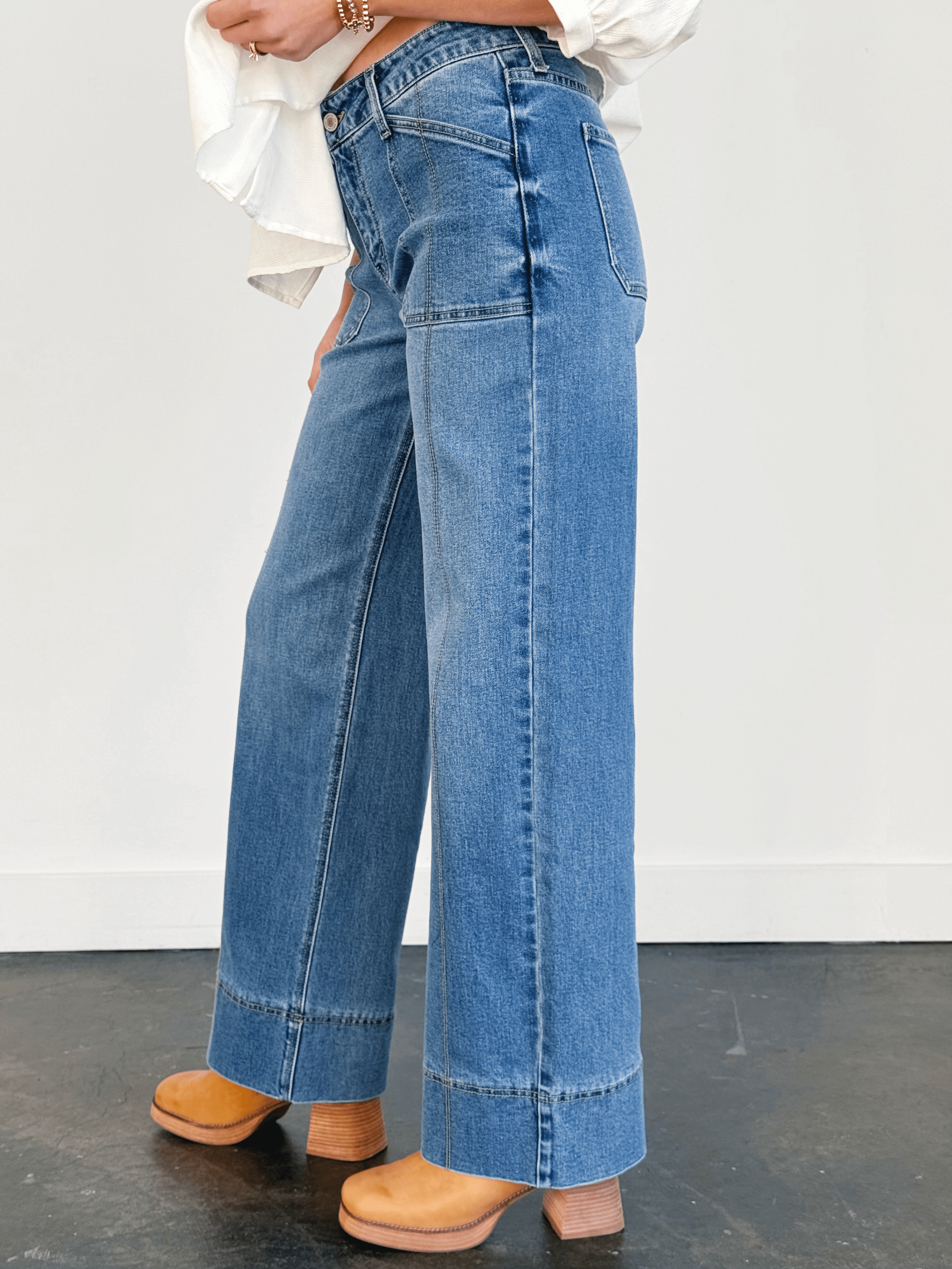 [KANCAN] Miranda Jean - MEDIUM DARK - willows clothing WIDE LEG