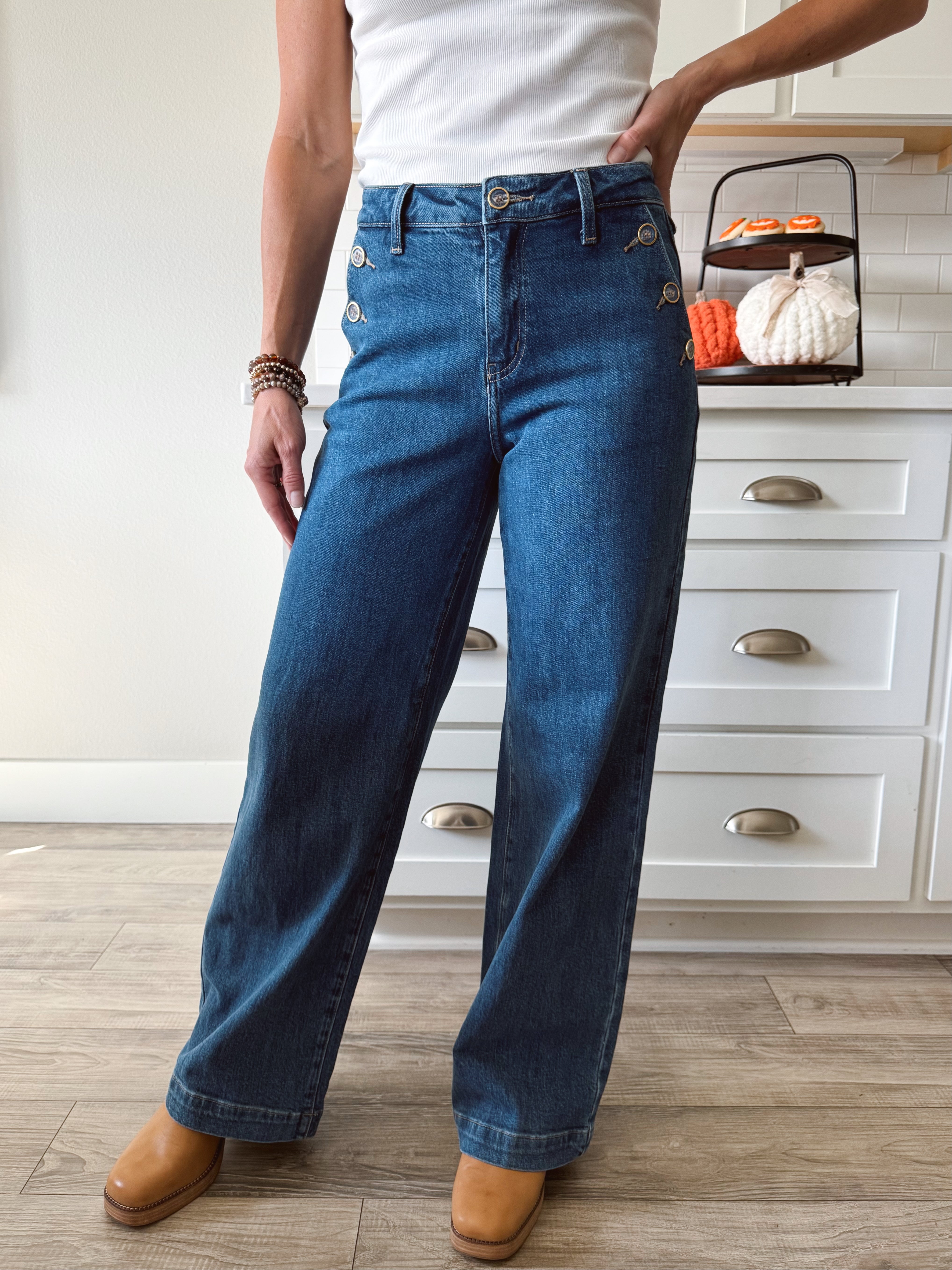 [KANCAN] Sweet Caroline Jean - DARK - willows clothing TROUSERS