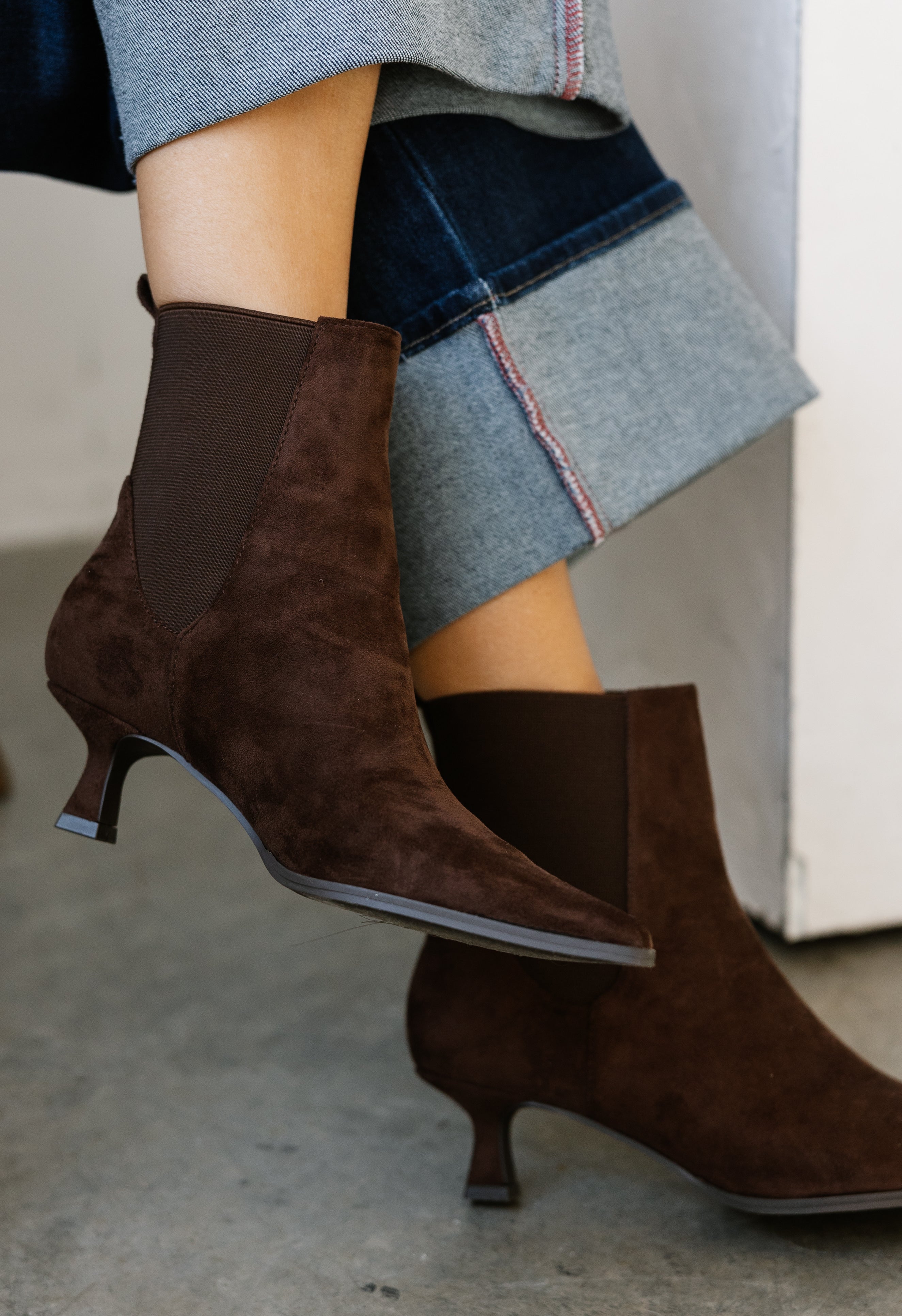 Kathleen Boots - BROWN - willows clothing ANKLE BOOT