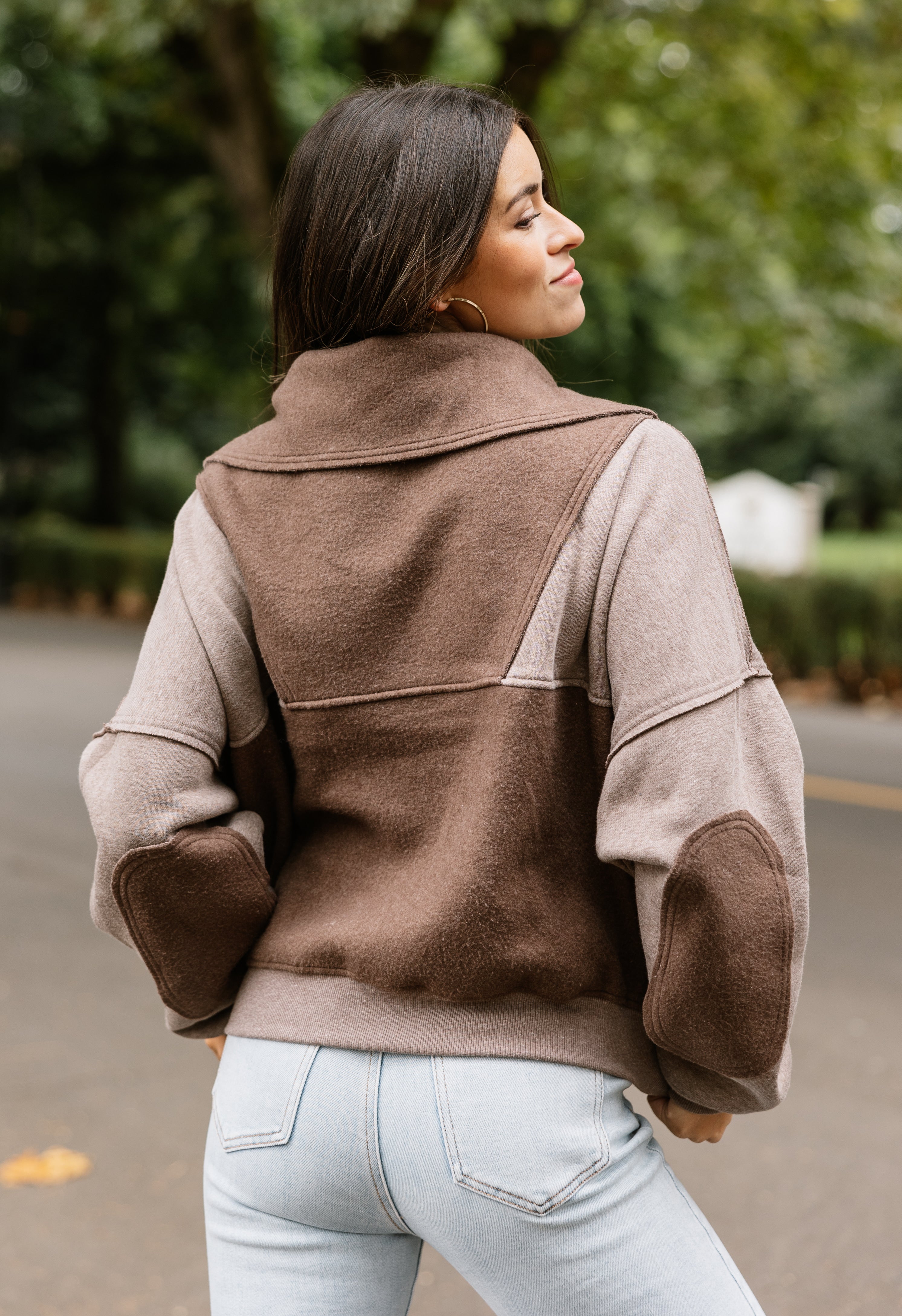 Kelso Sweatshirt - LIGHT MOCHA - willows clothing SWEATSHIRT