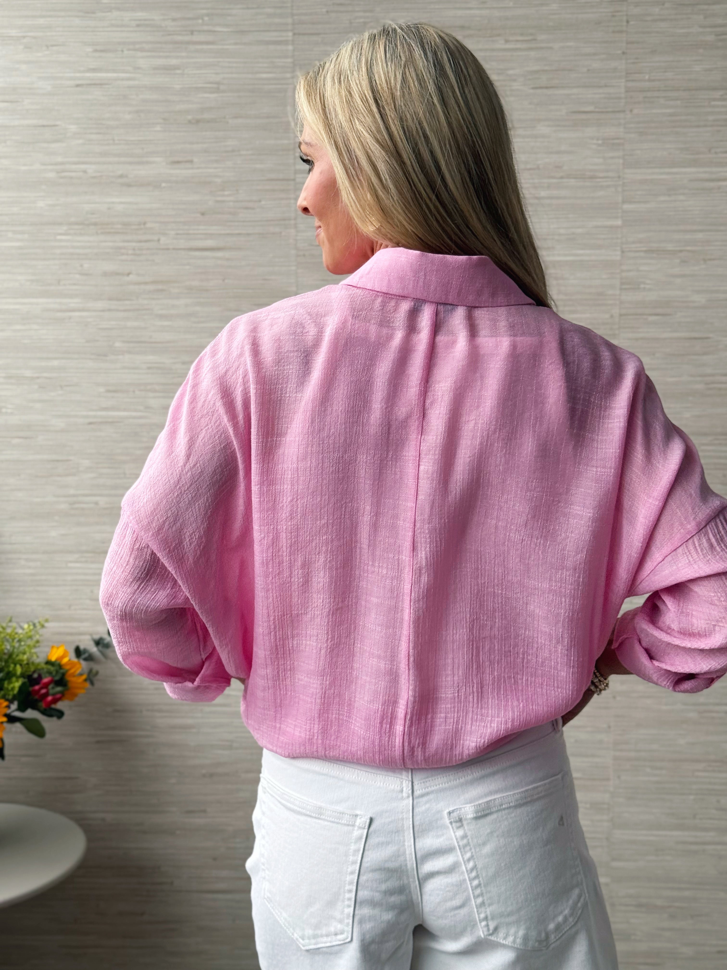 Kimber Shirt - COTTON CANDY - willows clothing L/S SHIRT
