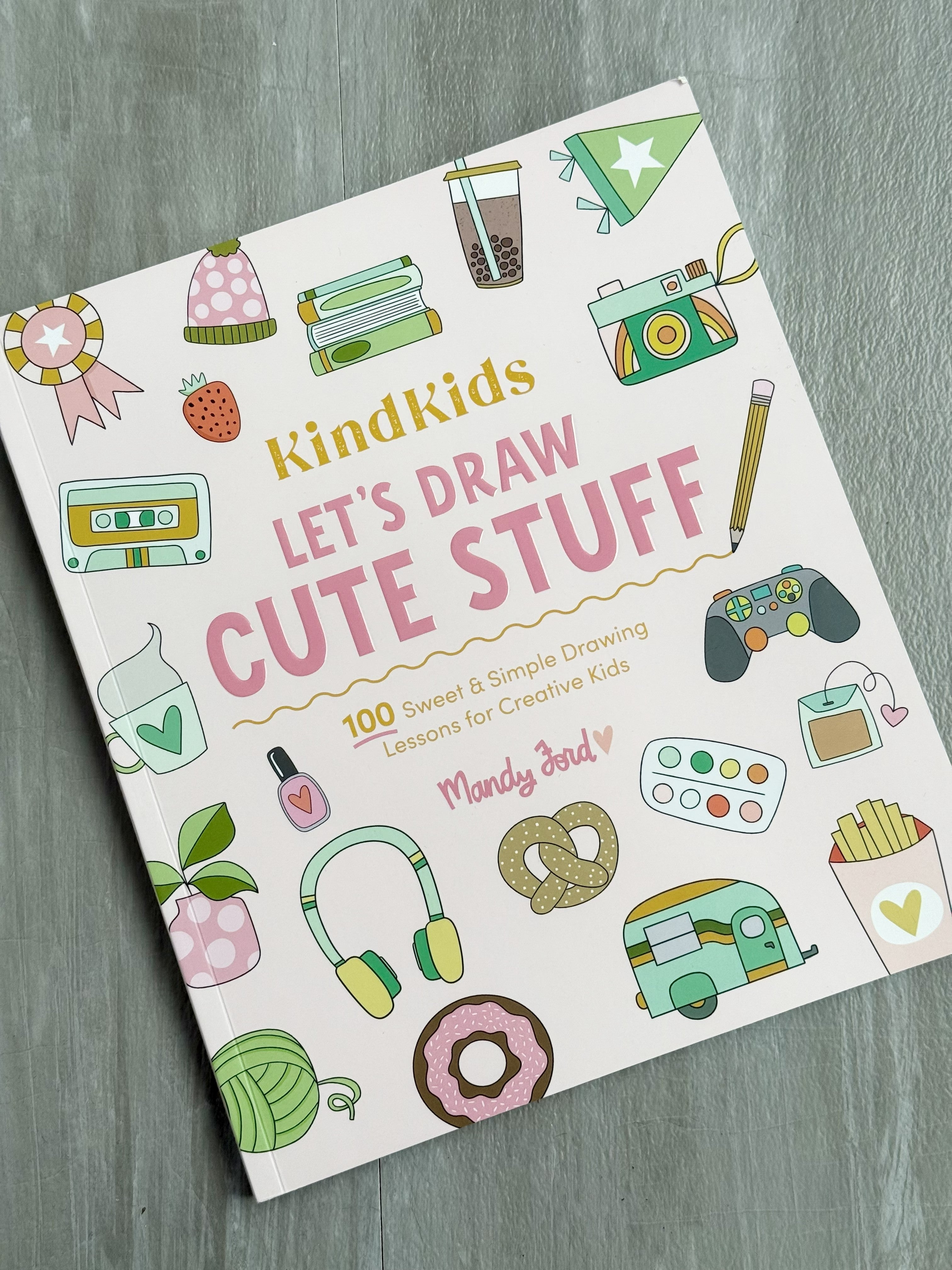 KindKids Let's Draw Cute Stuff Book - willows clothing Gifts