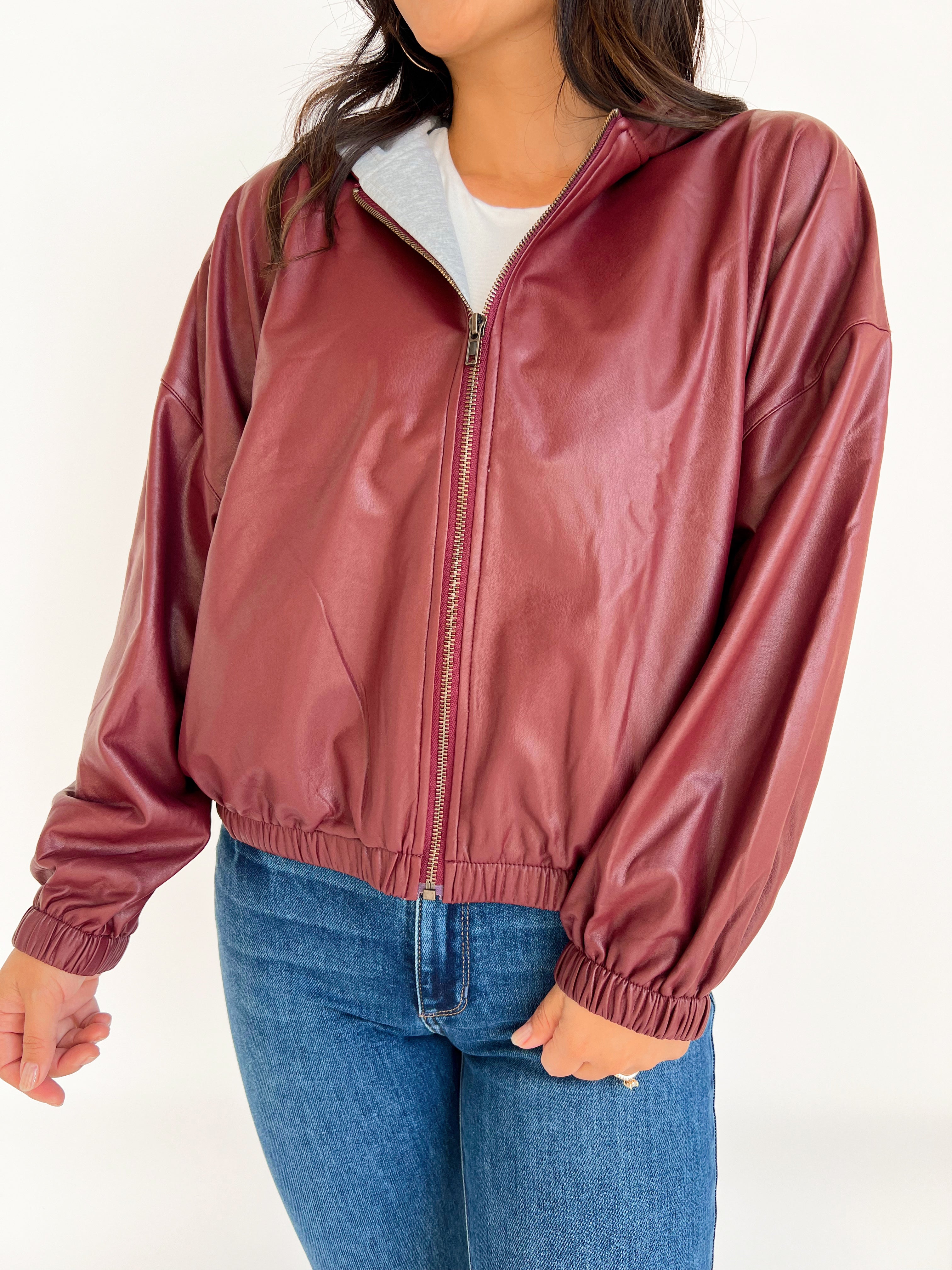 Kristen Jacket - WINE - willows clothing JACKET