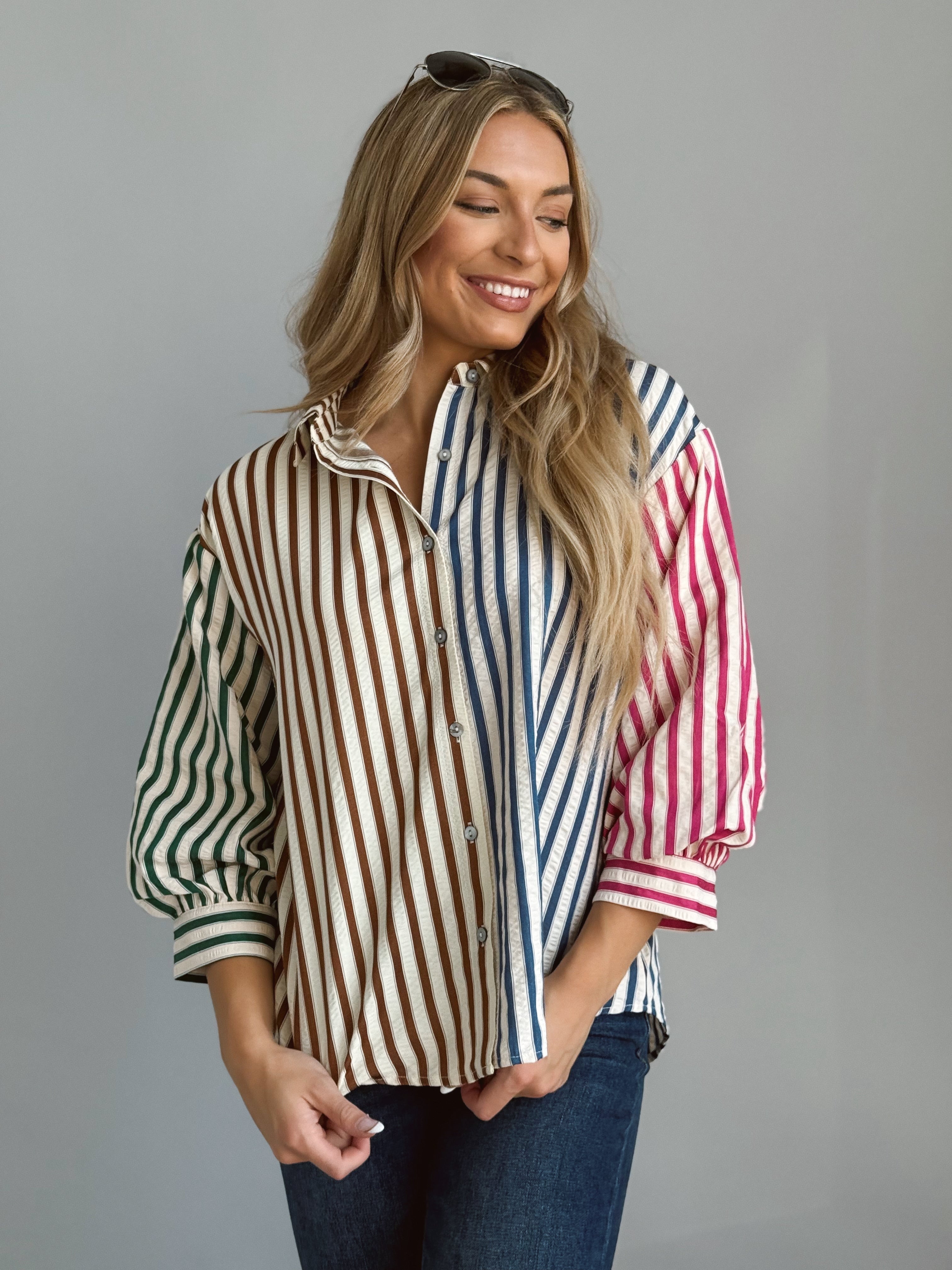 Kristy Blouse - BROWN - willows clothing BLOUSE