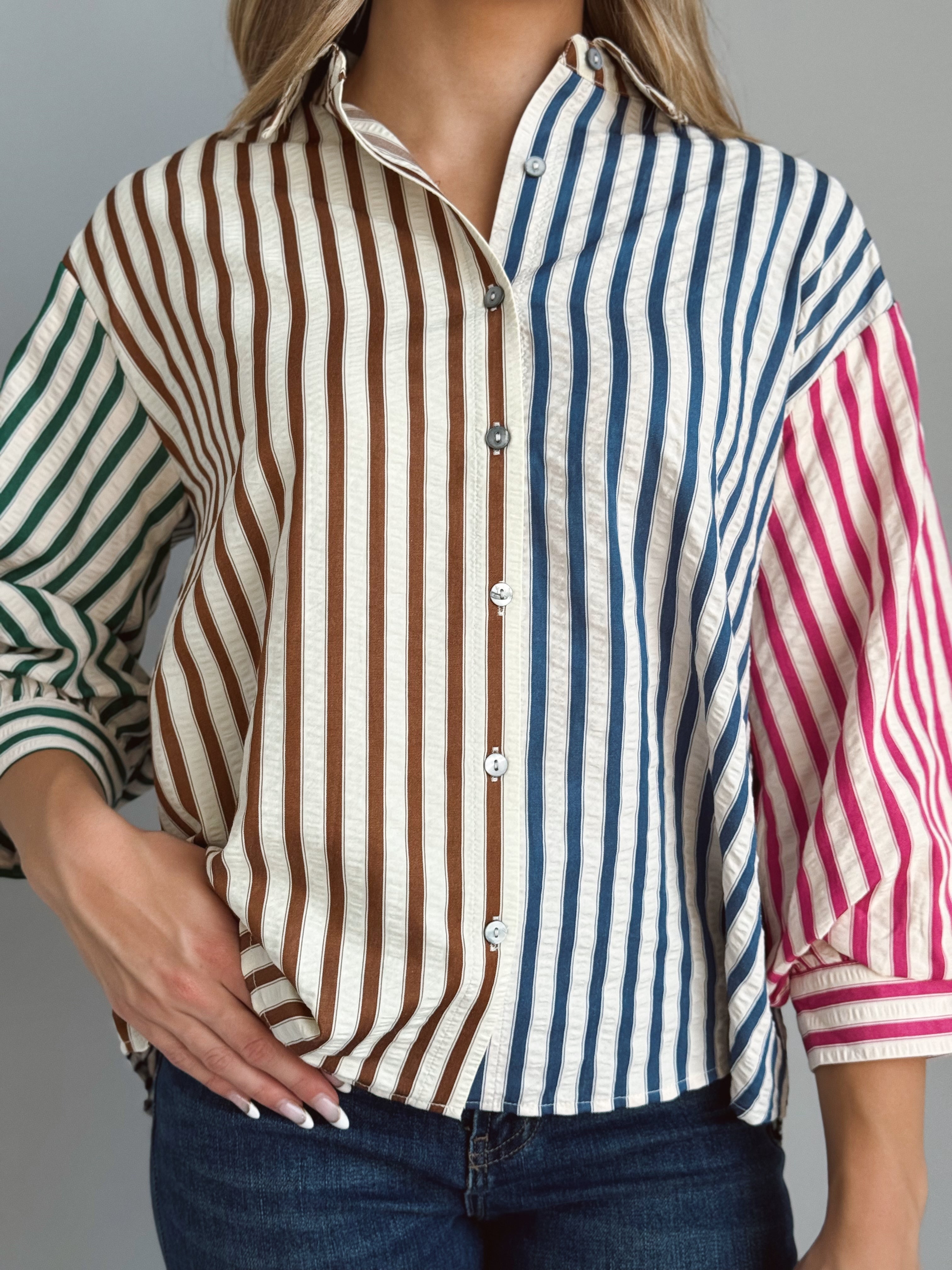 Kristy Blouse - BROWN - willows clothing BLOUSE
