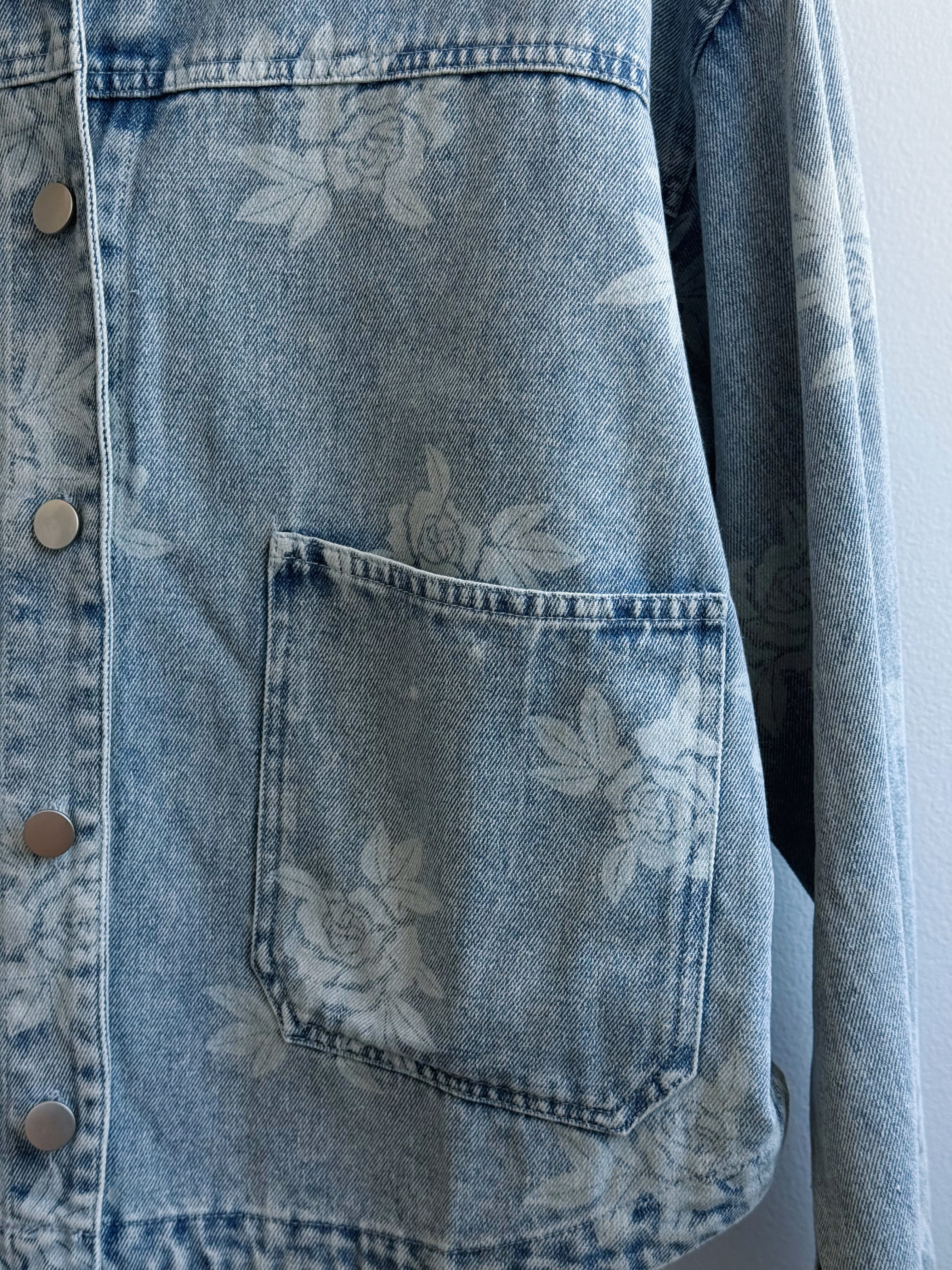 Lancey Denim Jacket - DENIM - willows clothing DENIM JACKET