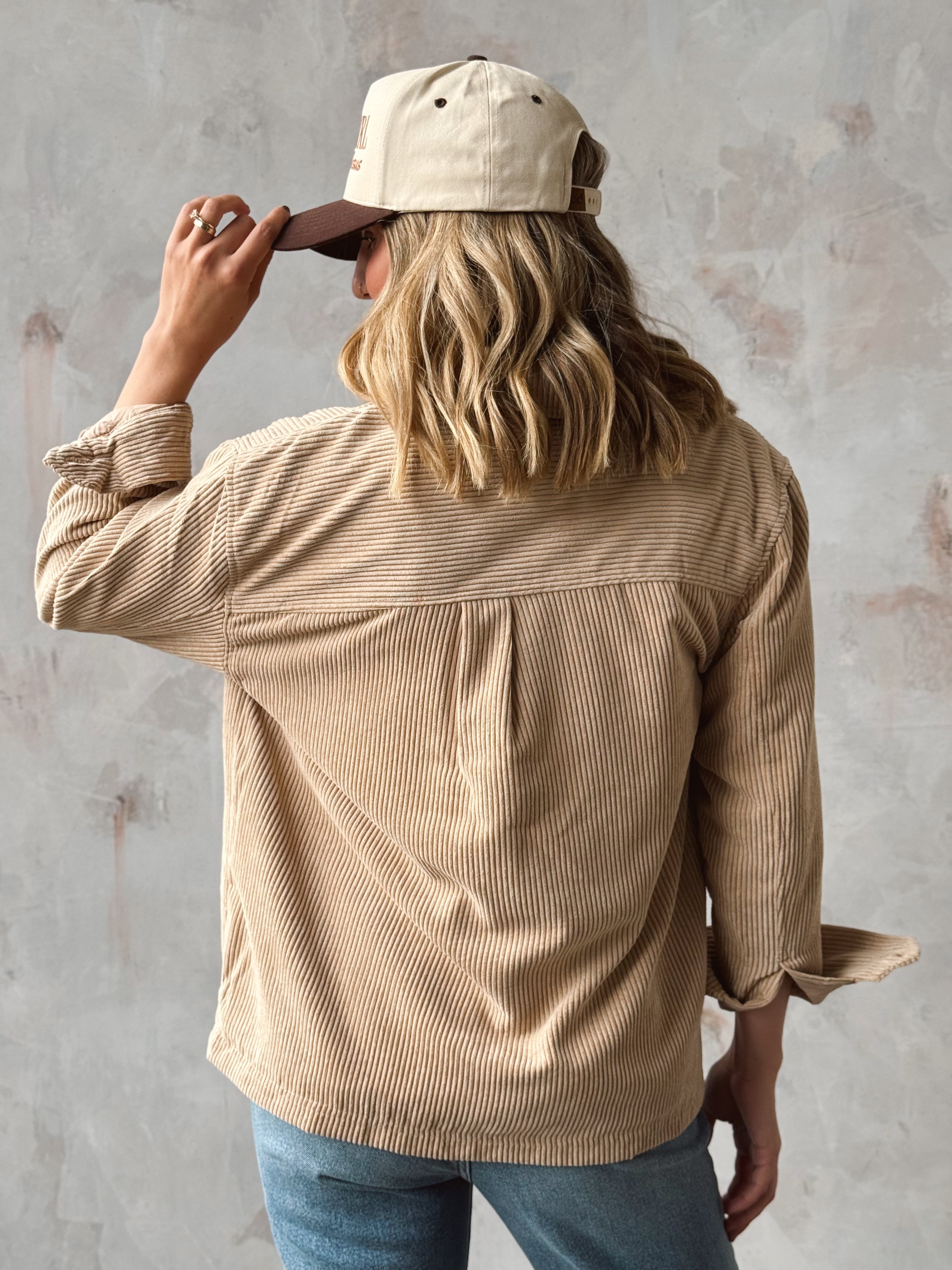 Lee Ann Shacket - BEIGE - willows clothing JACKET