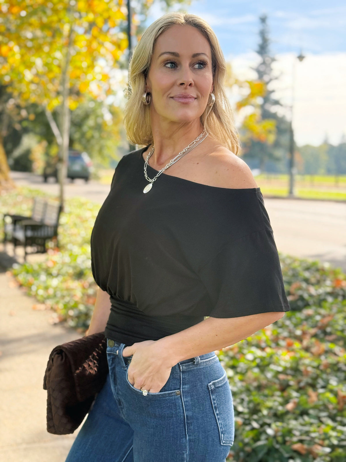 Legacy Top - BLACK - willows clothing BLOUSE