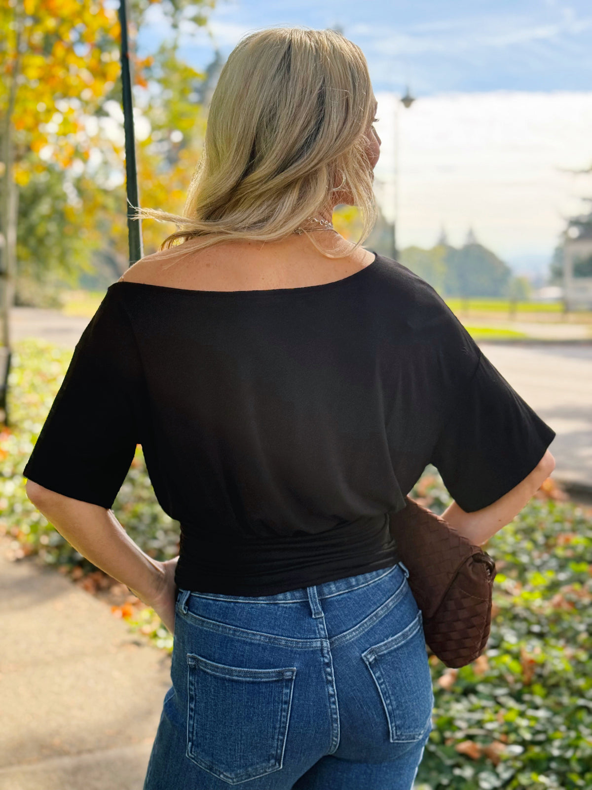 Legacy Top - BLACK - willows clothing BLOUSE