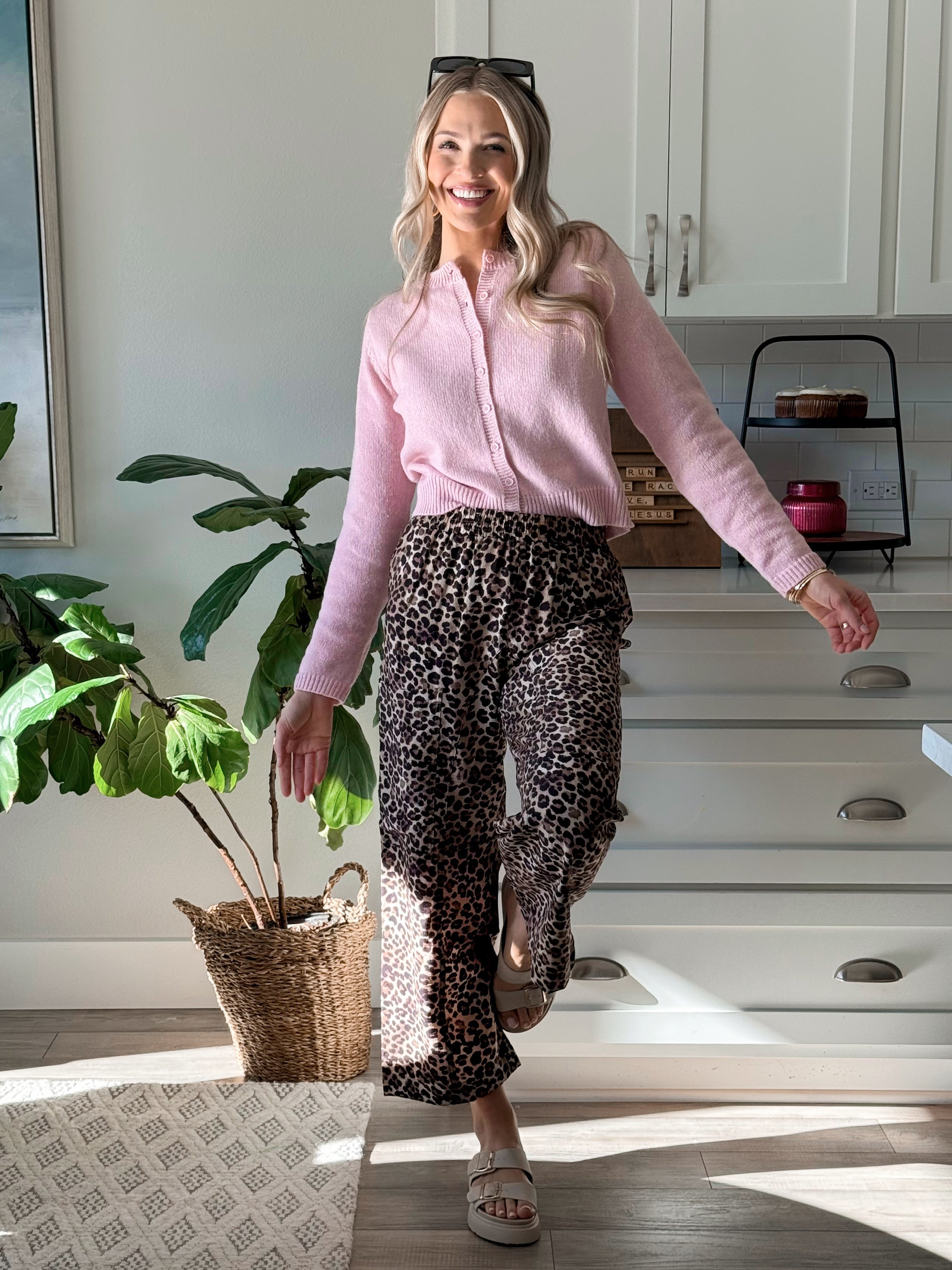 Lenny Pants - LEOPARD - willows clothing PANTS