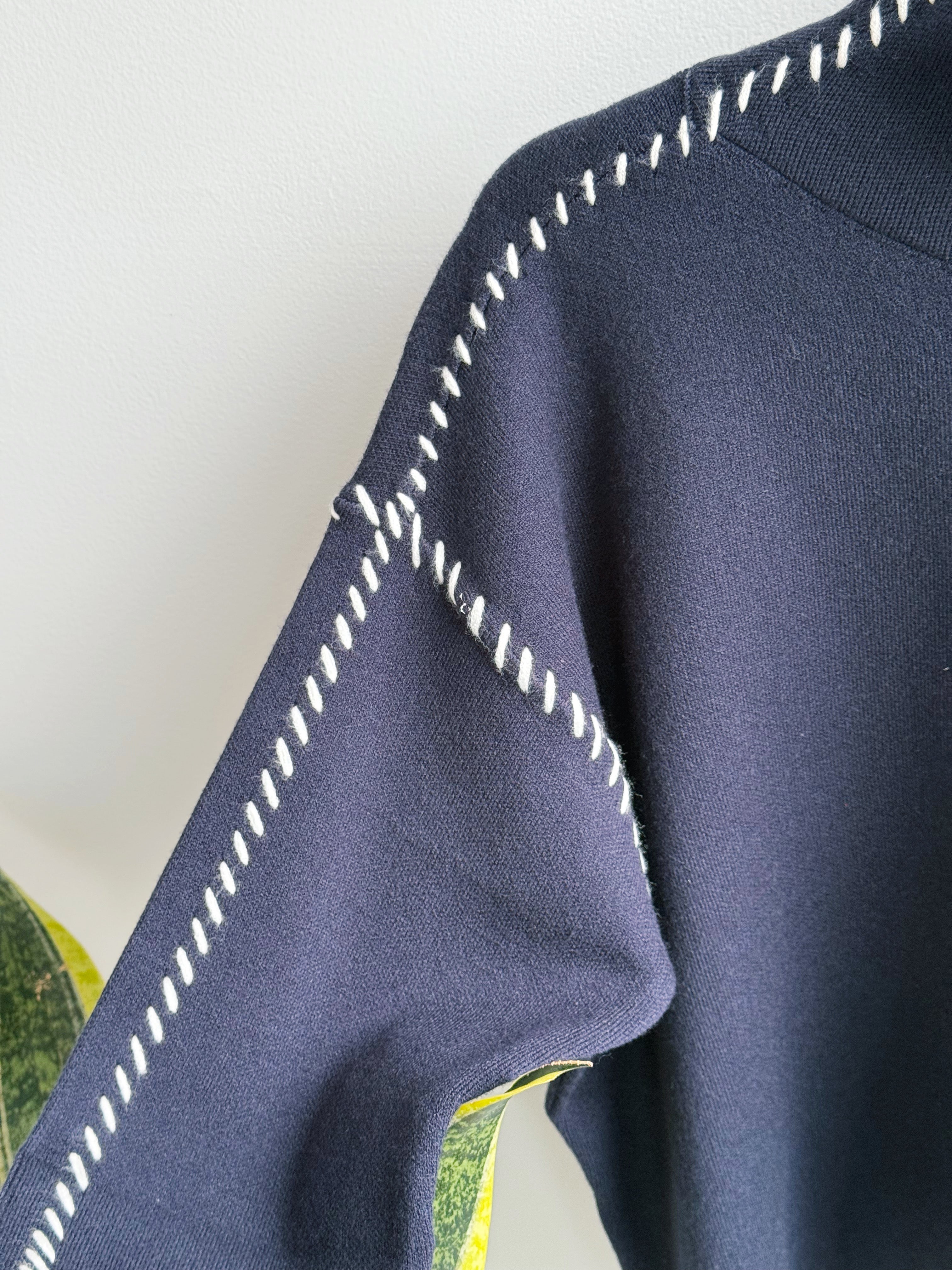 Leo Sweater - NAVY - willows clothing SWEATER