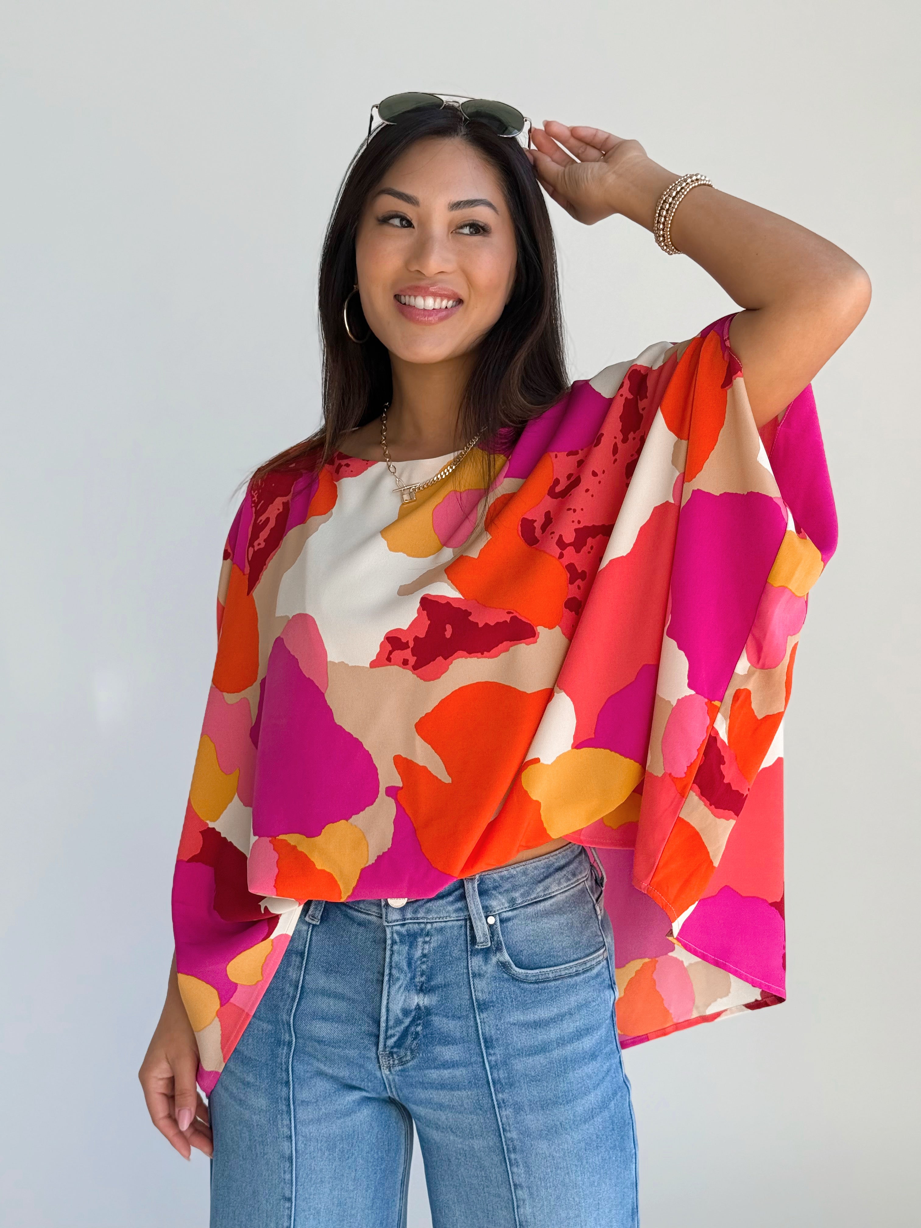 Leona Blouse - PINK - willows clothing BLOUSE