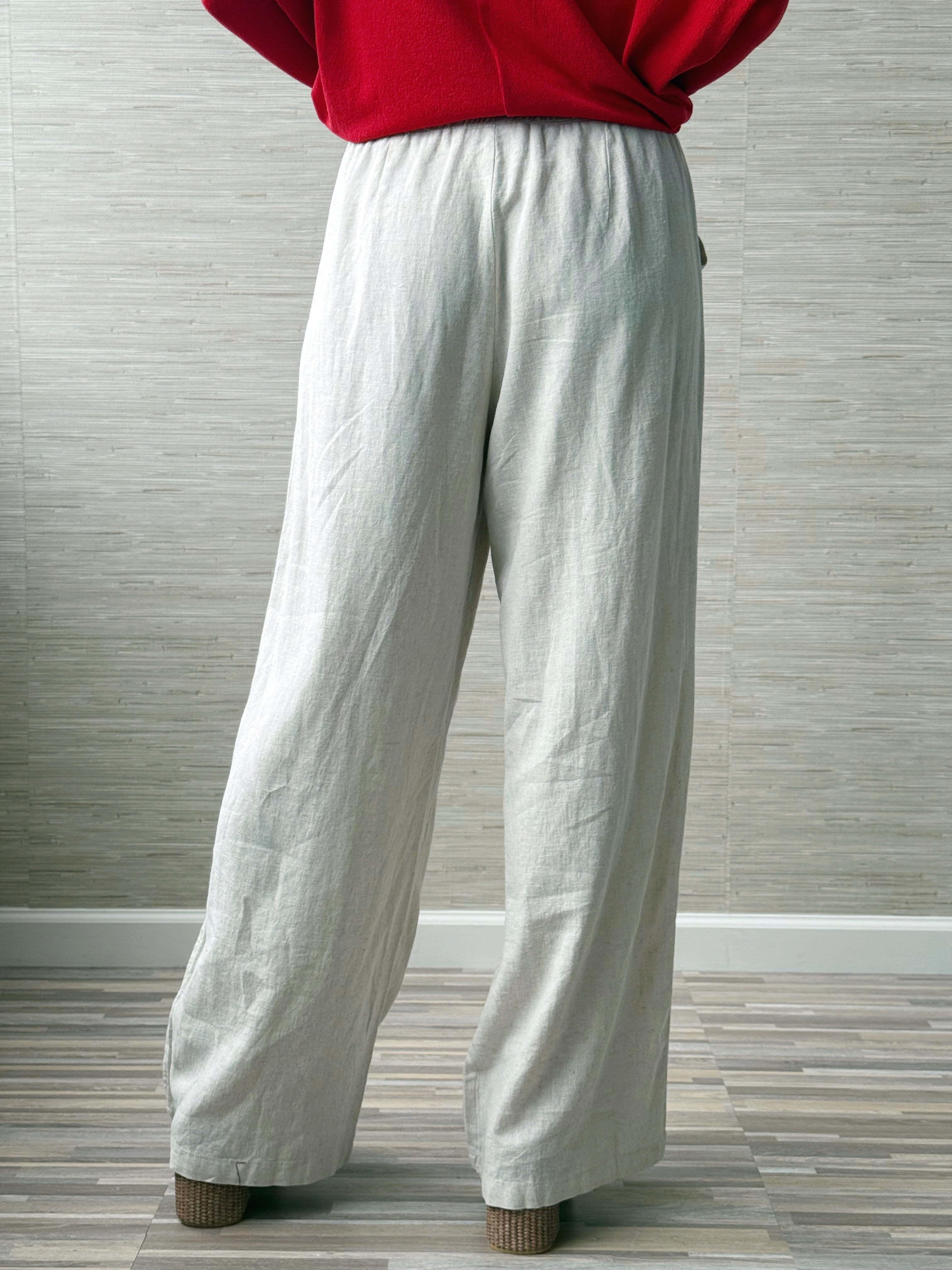 Lillian Pants - OATMEAL - willows clothing PANTS