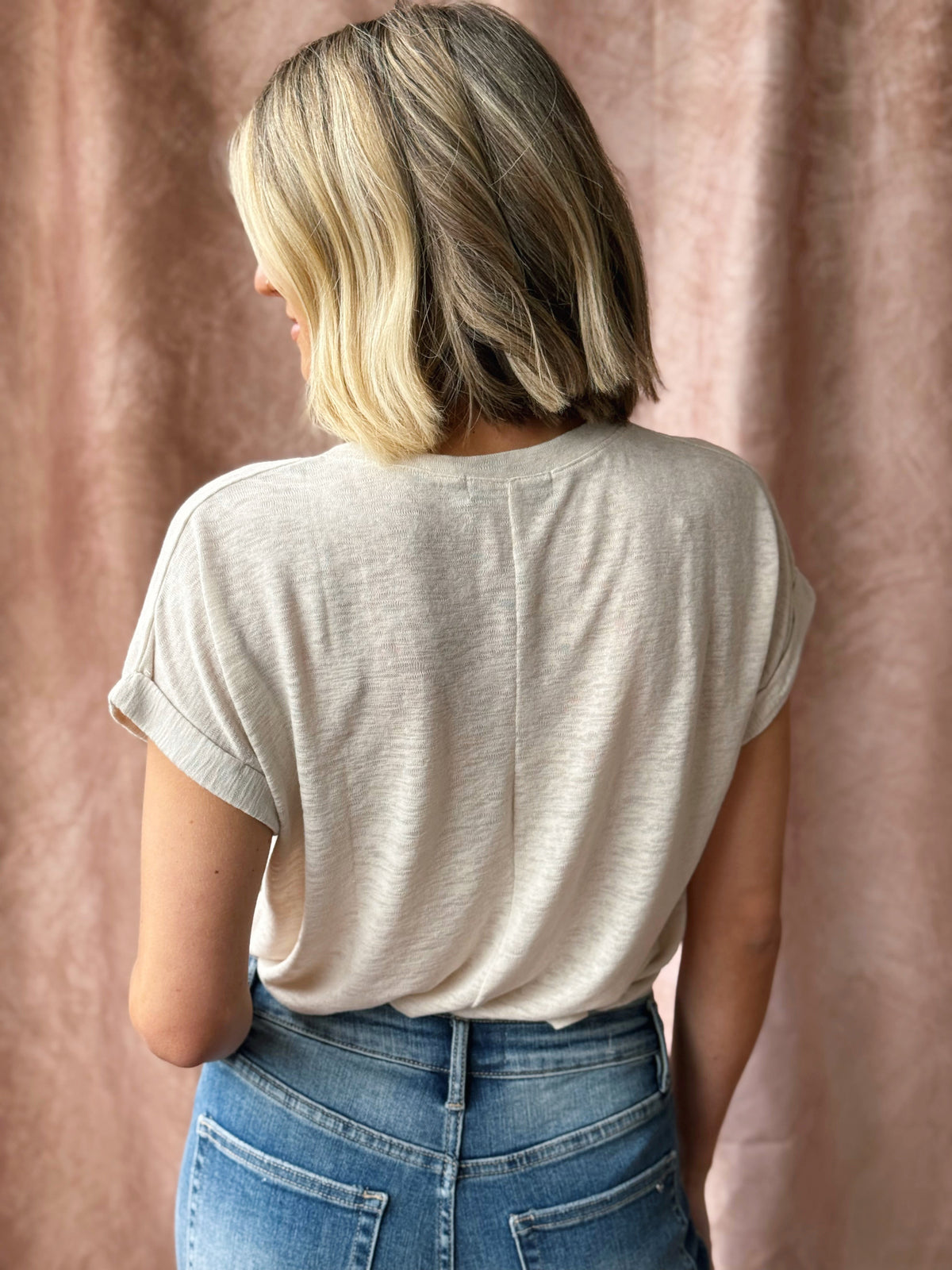 Lillie Tee - NATURAL - willows clothing S/S SHIRT