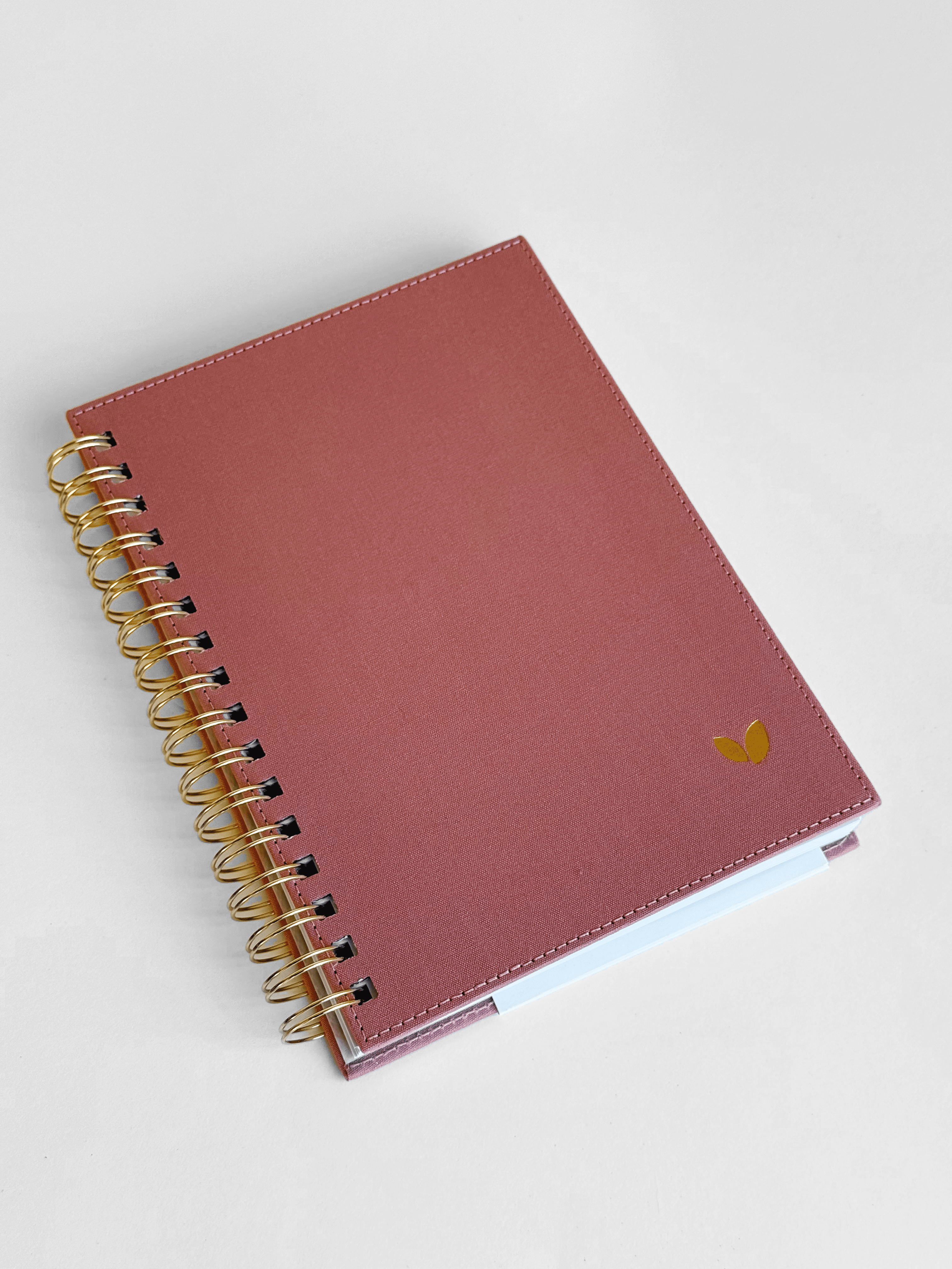 Linen Spiral Notebook - willows clothing NOTEBOOKS