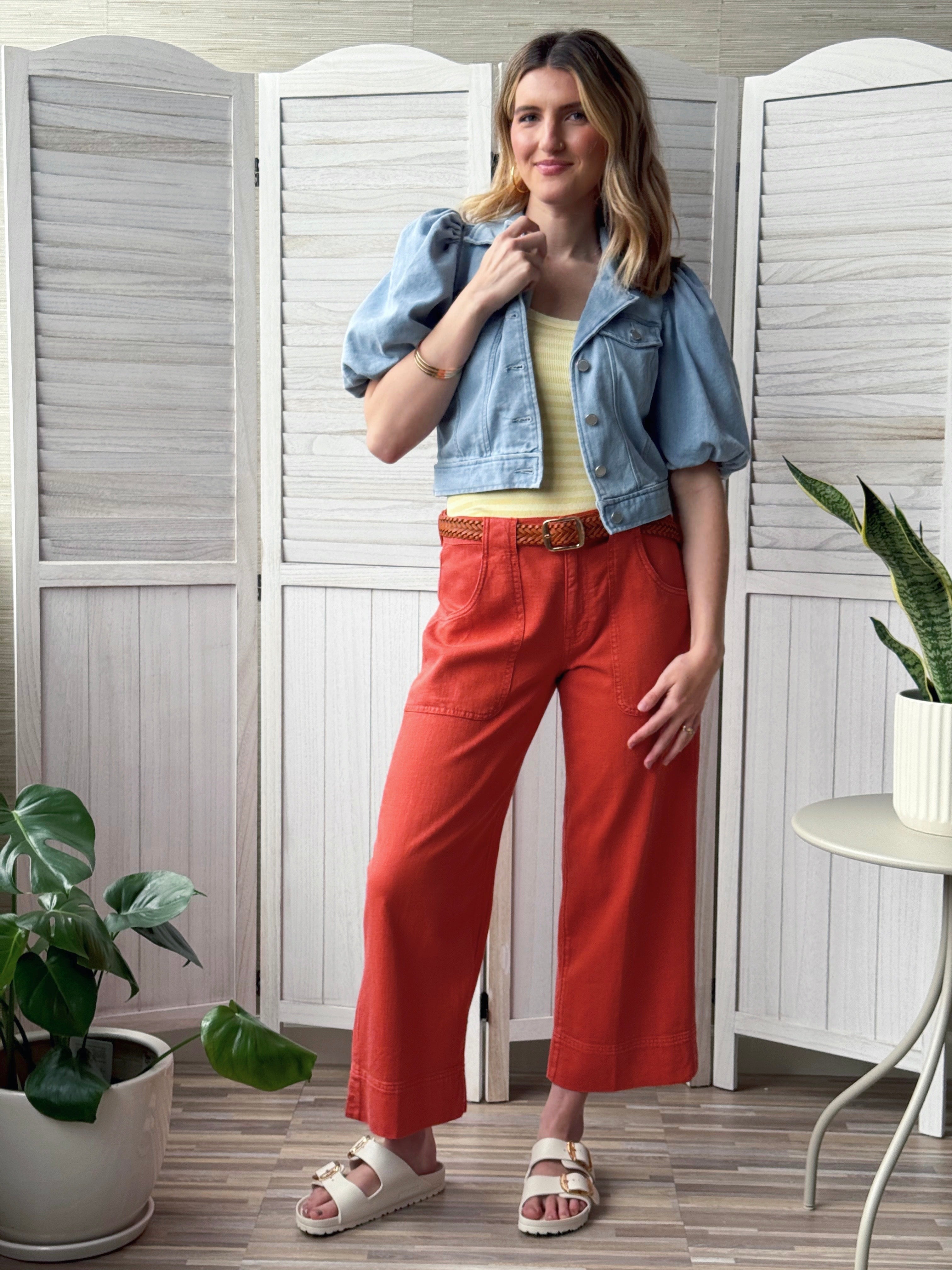 [LIVERPOOL] Belen Denim Jacket - MARINE SEA - willows clothing DENIM JACKET