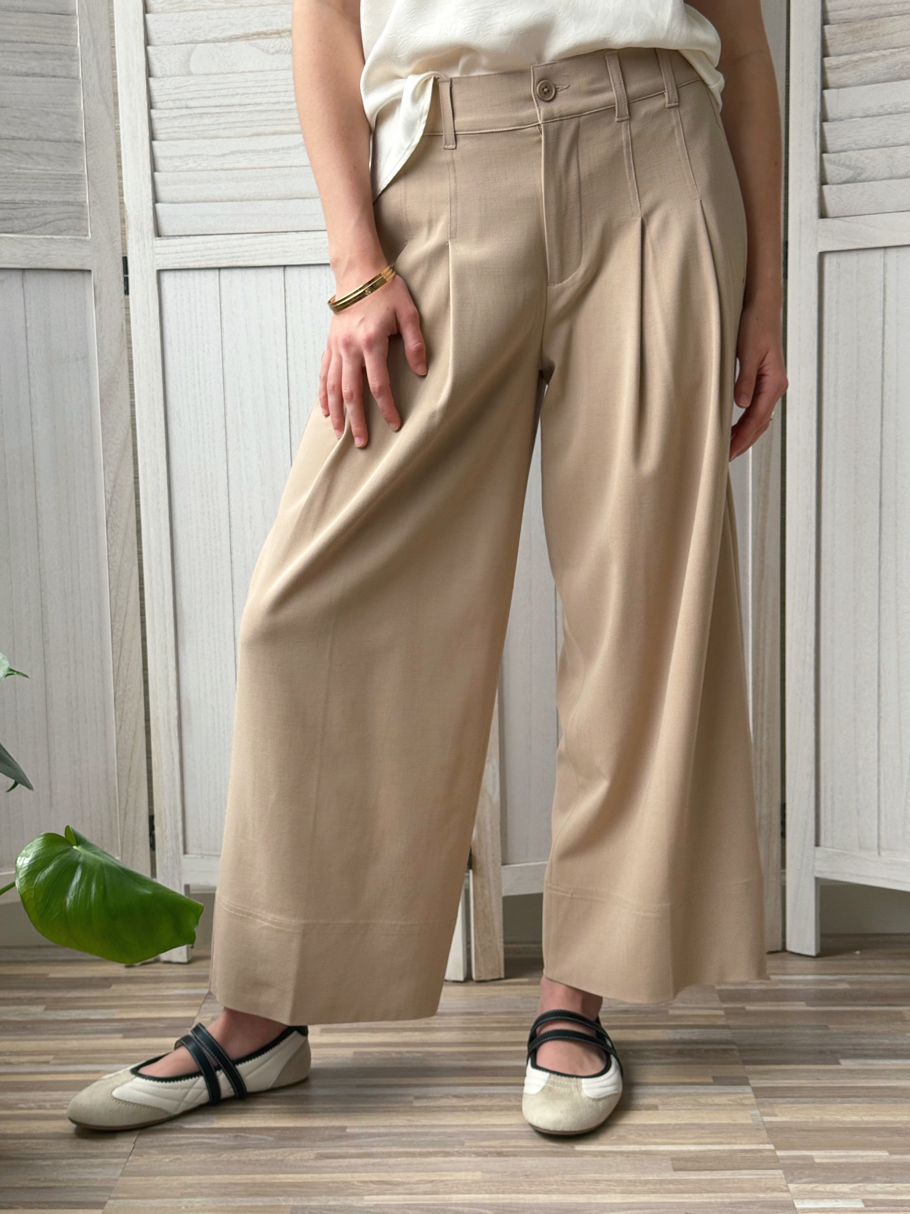 [LIVERPOOL] Claude Trousers - CAPPUCCINO - willows clothing TROUSERS