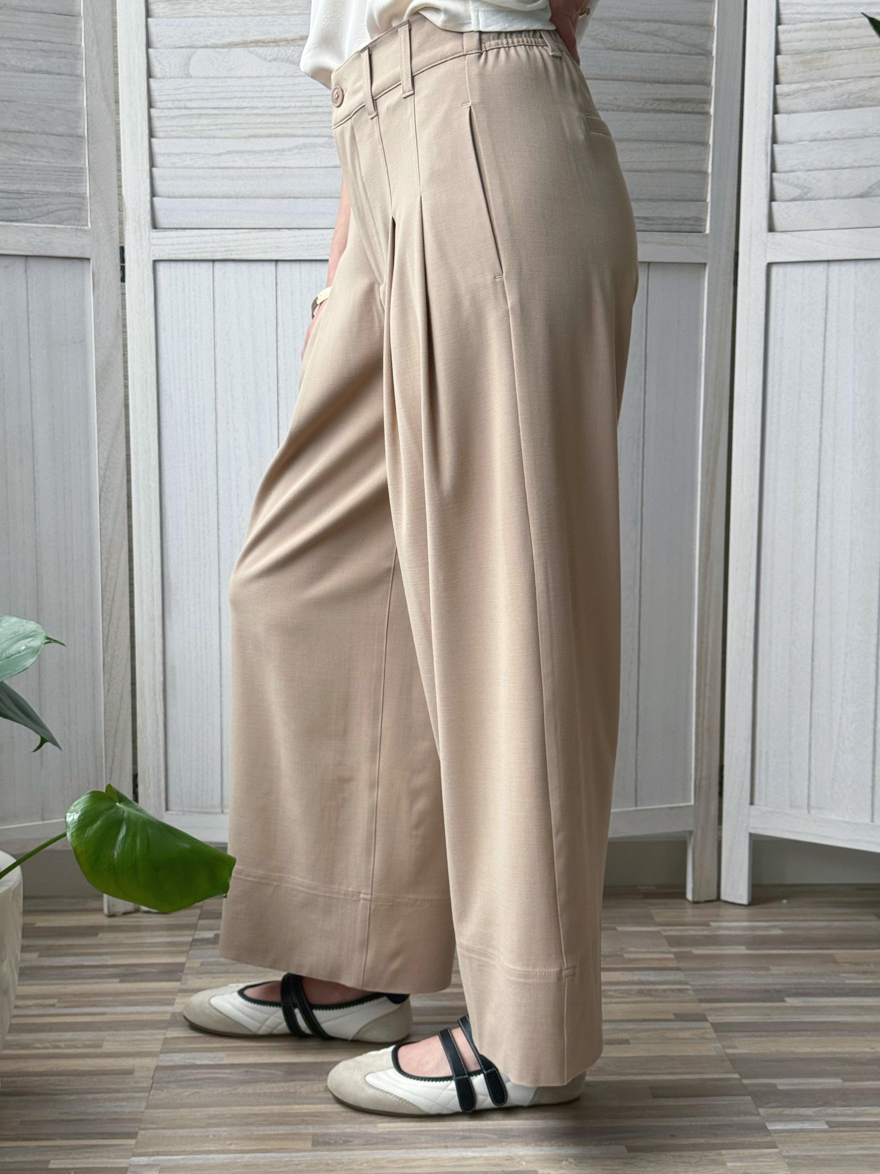 [LIVERPOOL] Claude Trousers - CAPPUCCINO - willows clothing TROUSERS