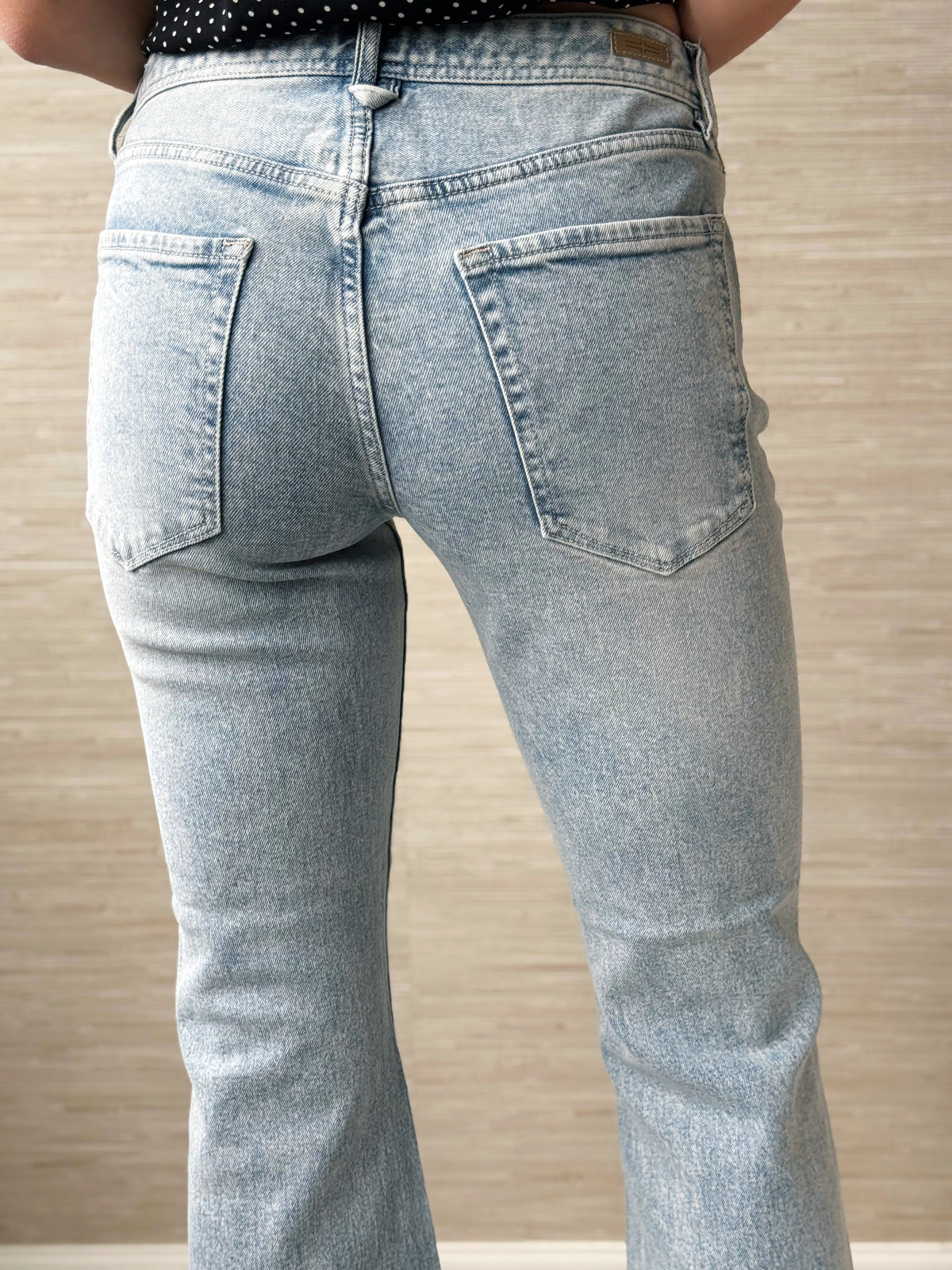[LIVERPOOL] Dakota Low Rise Loose Flare Jean - PRAIRIE MIST - willows clothing FLARE