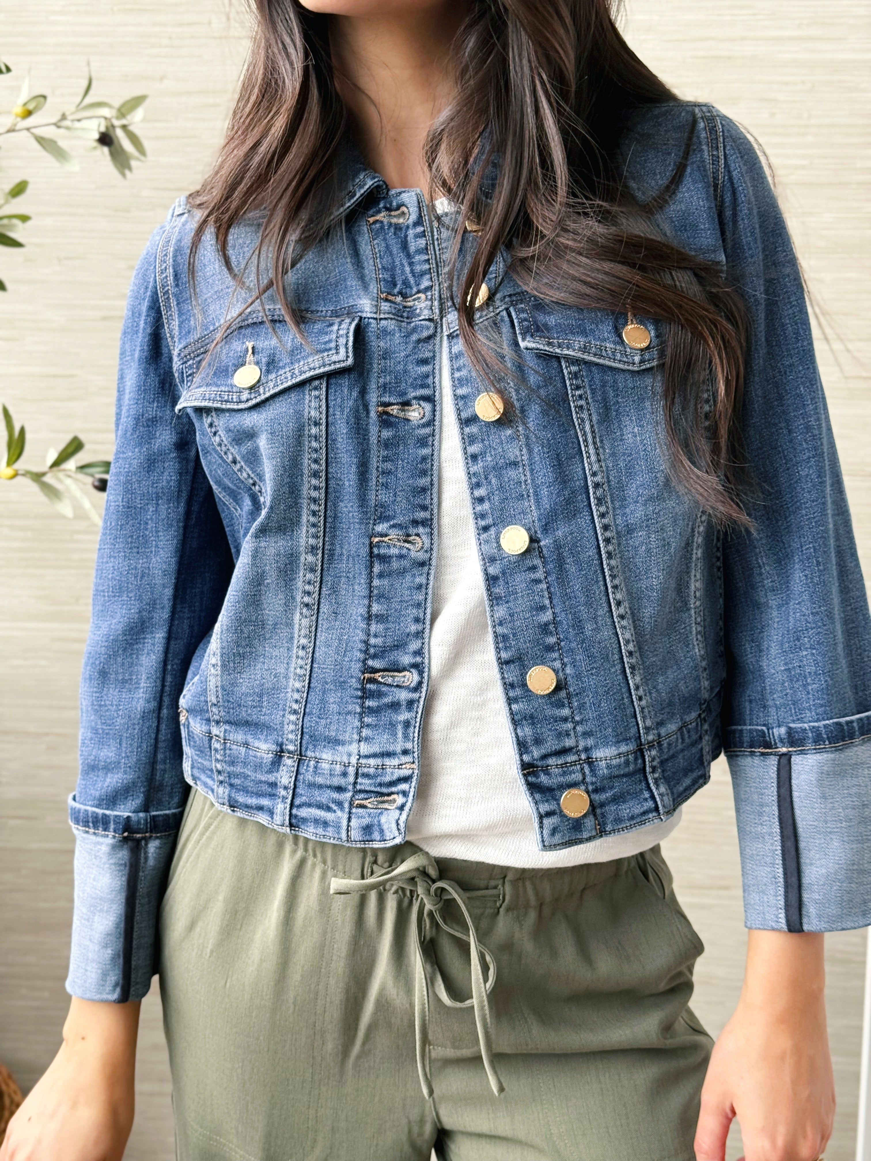 [LIVERPOOL] Harley Denim Jacket - WEST WAYS - willows clothing DENIM JACKET