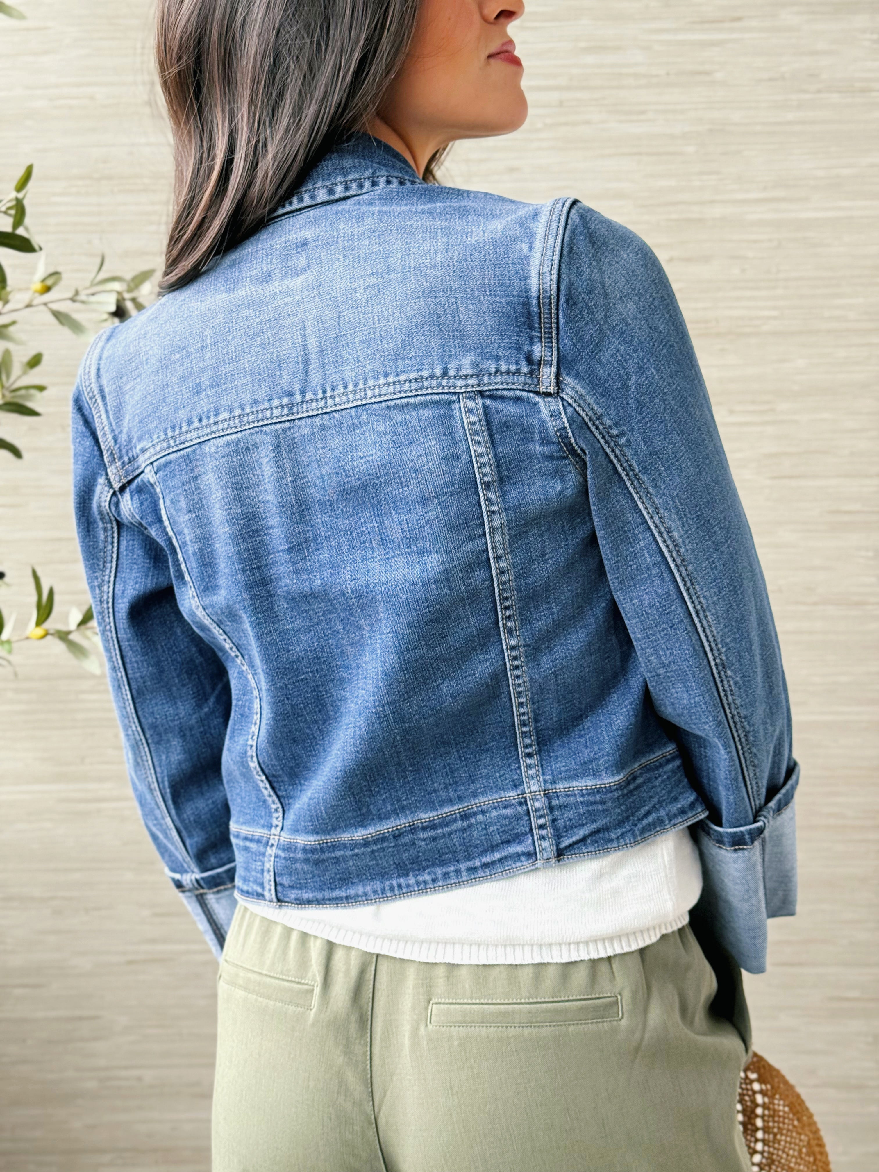 [LIVERPOOL] Harley Denim Jacket - WEST WAYS - willows clothing DENIM JACKET
