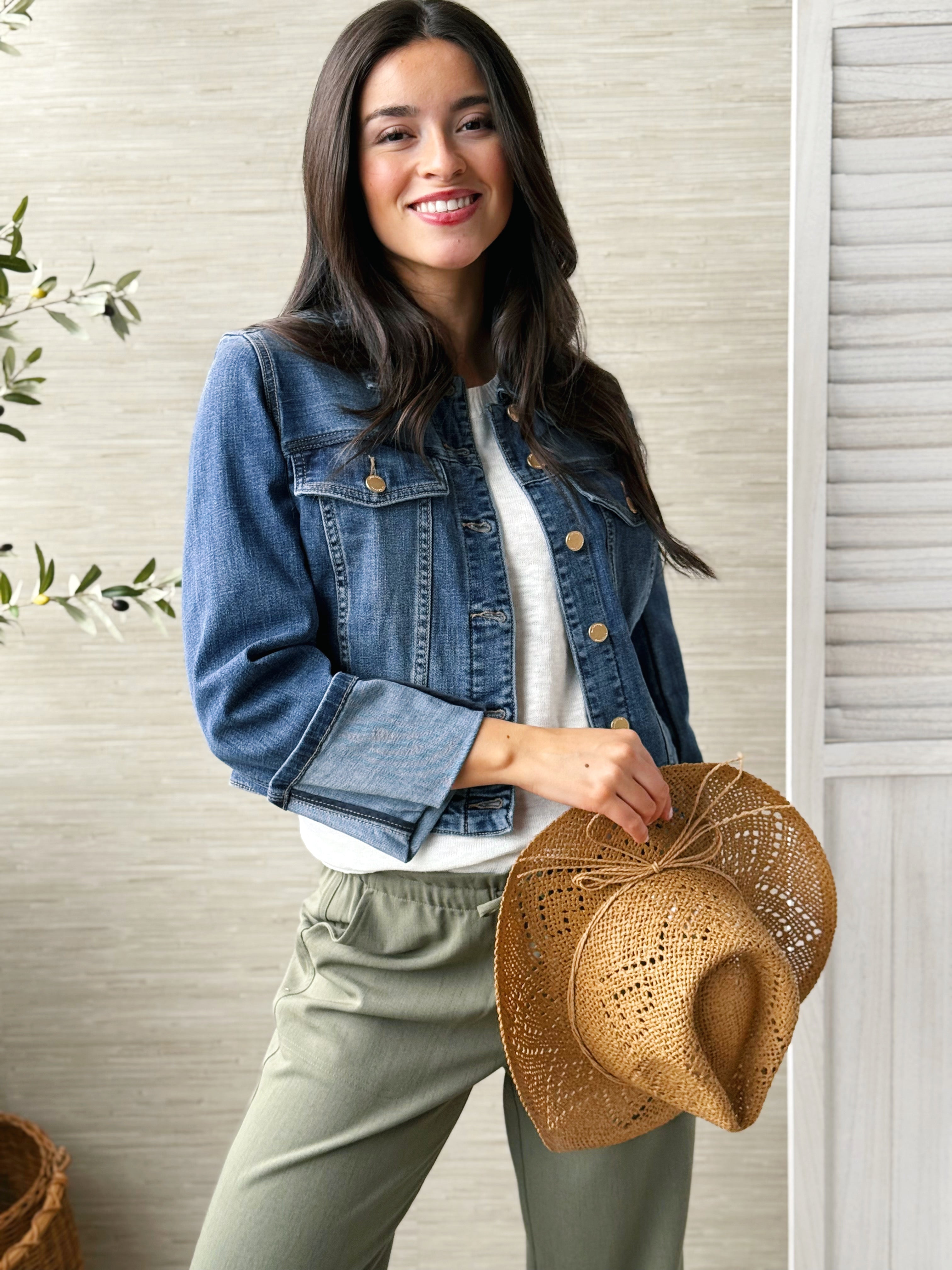 [LIVERPOOL] Harley Denim Jacket - WEST WAYS - willows clothing DENIM JACKET