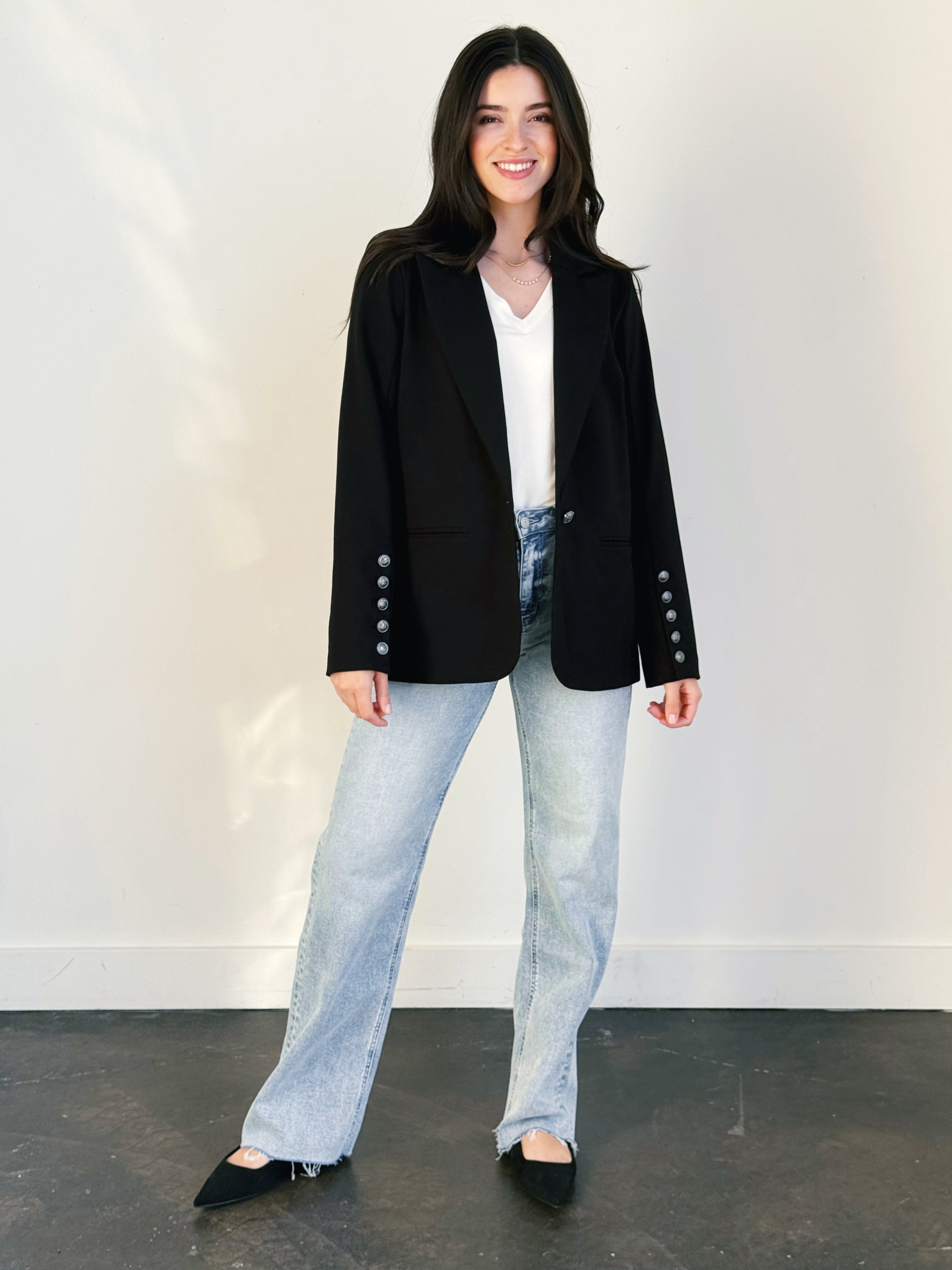 [LIVERPOOL] Heiress BLazer - BLACK - willows clothing BLAZER