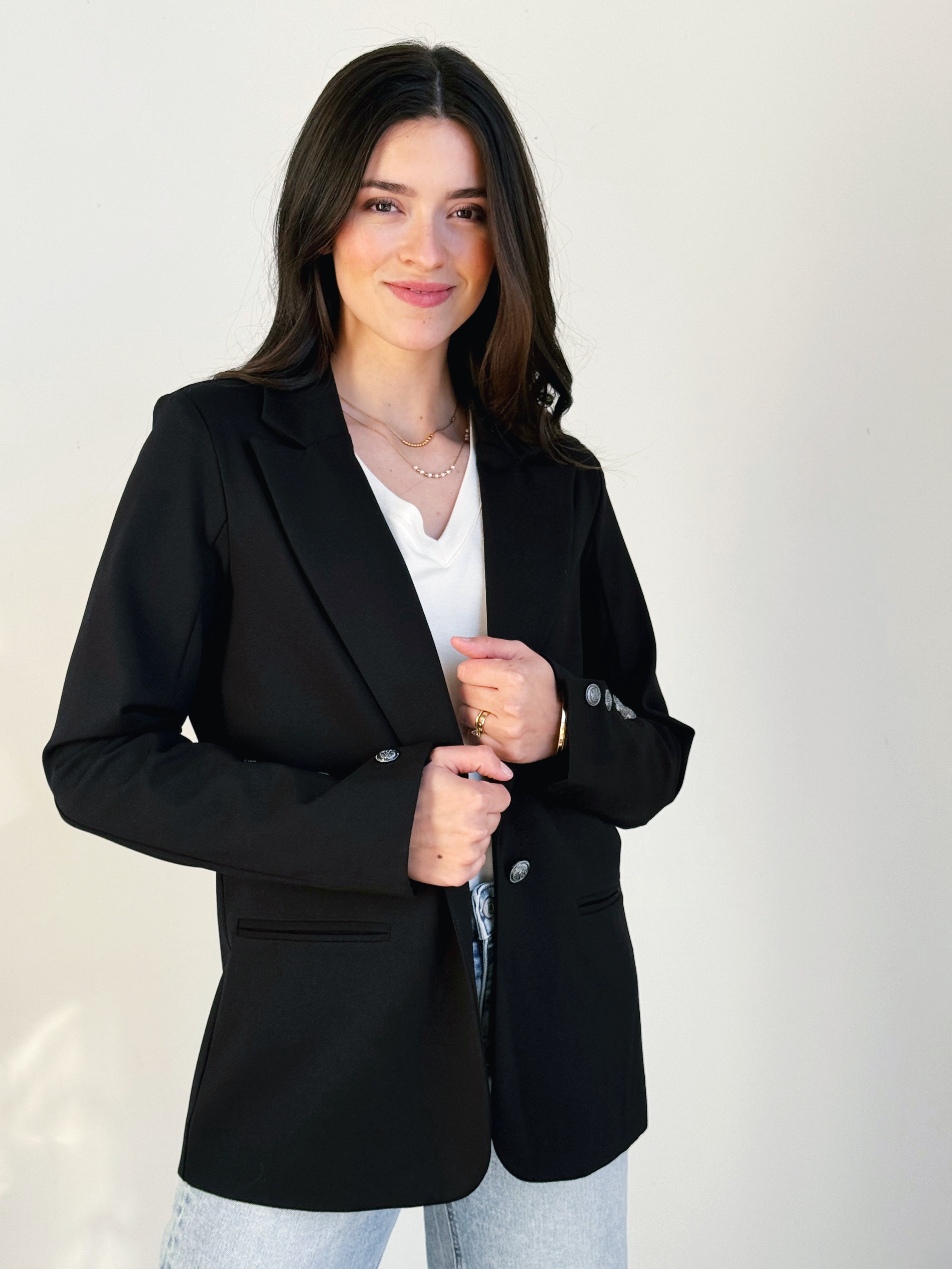 [LIVERPOOL] Heiress BLazer - BLACK - willows clothing BLAZER