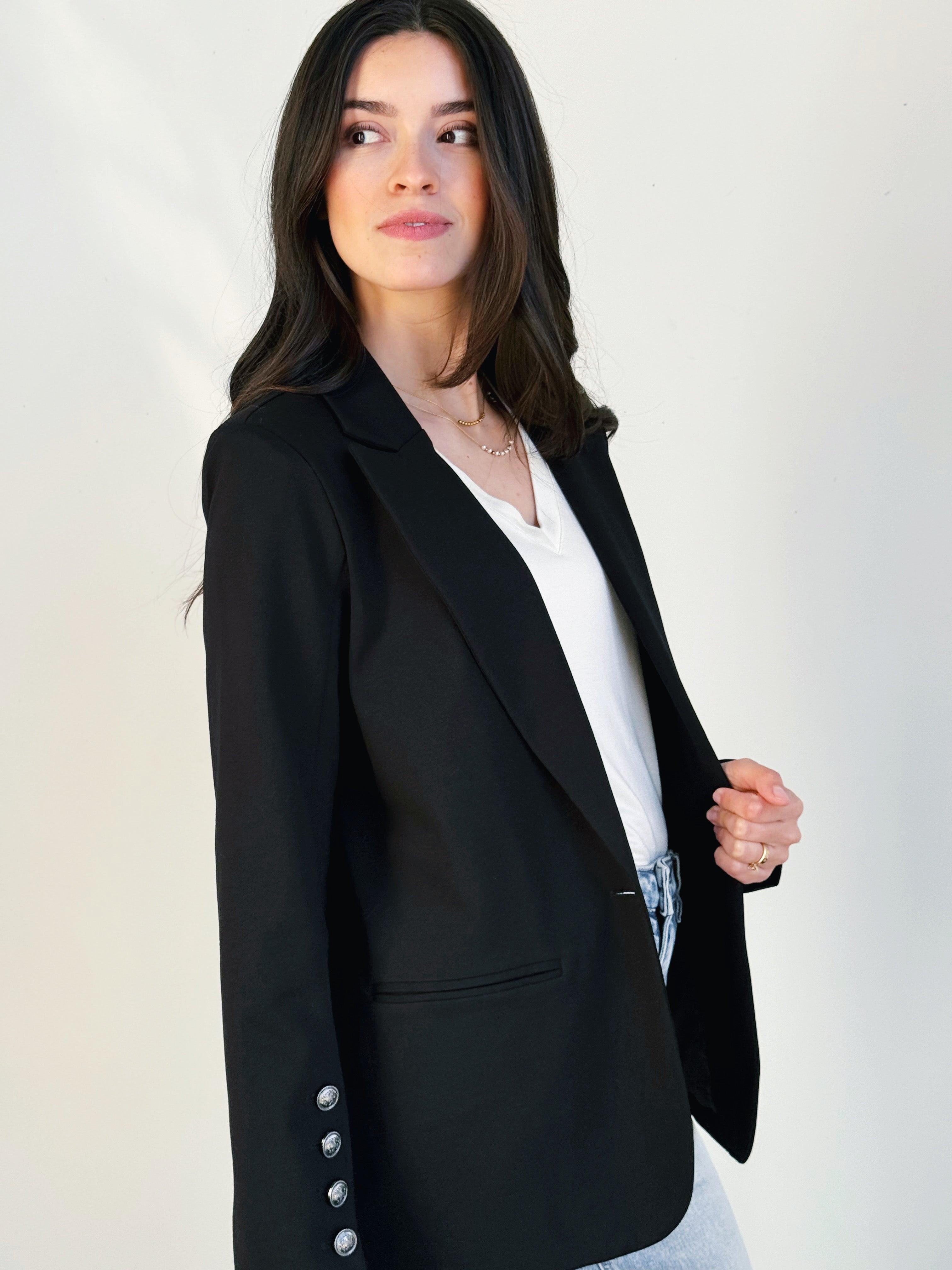 [LIVERPOOL] Heiress BLazer - BLACK - willows clothing BLAZER