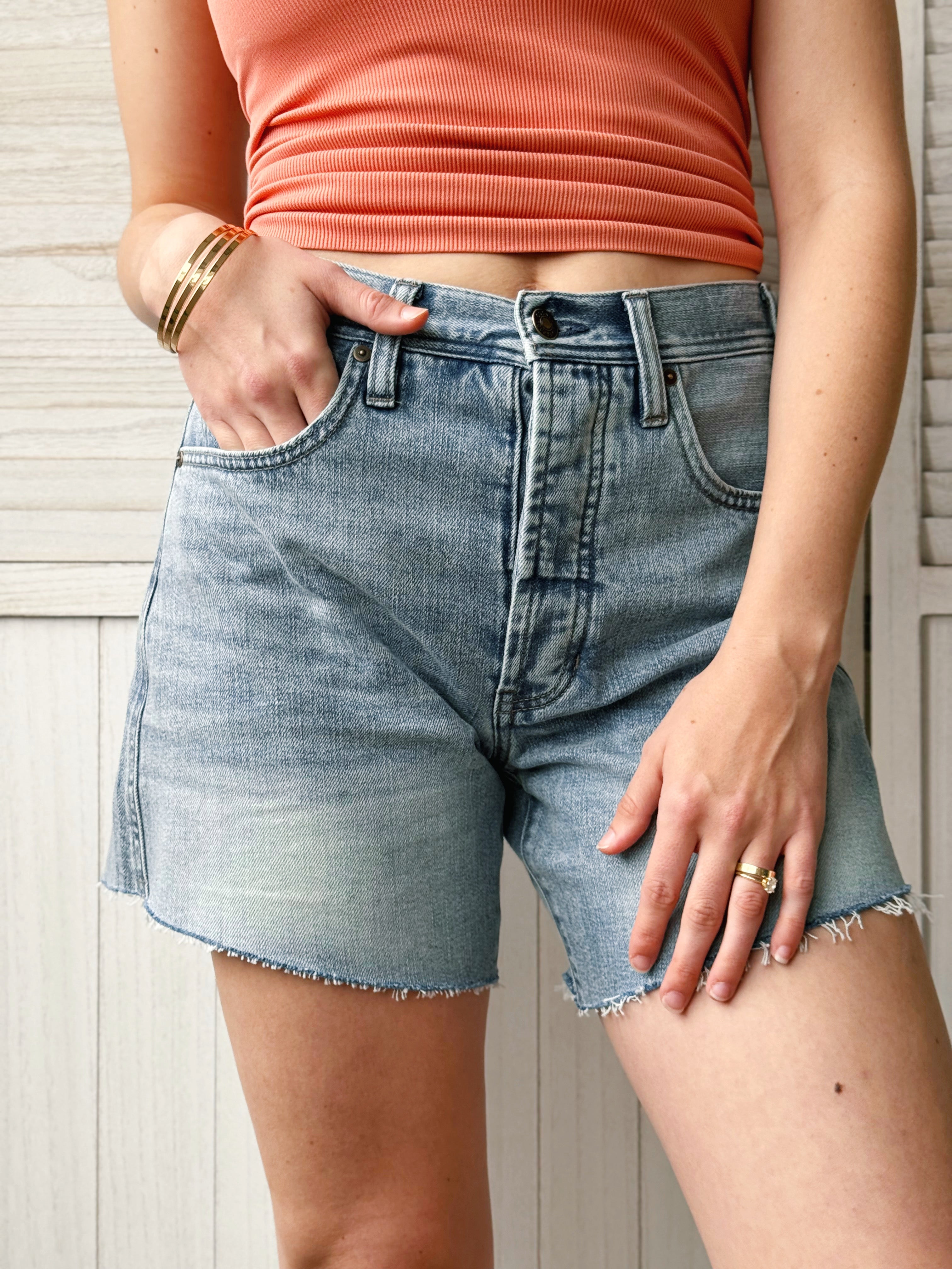 [LIVERPOOL] Janica Denim Shorts - MANHATTAN - willows clothing SHORTS