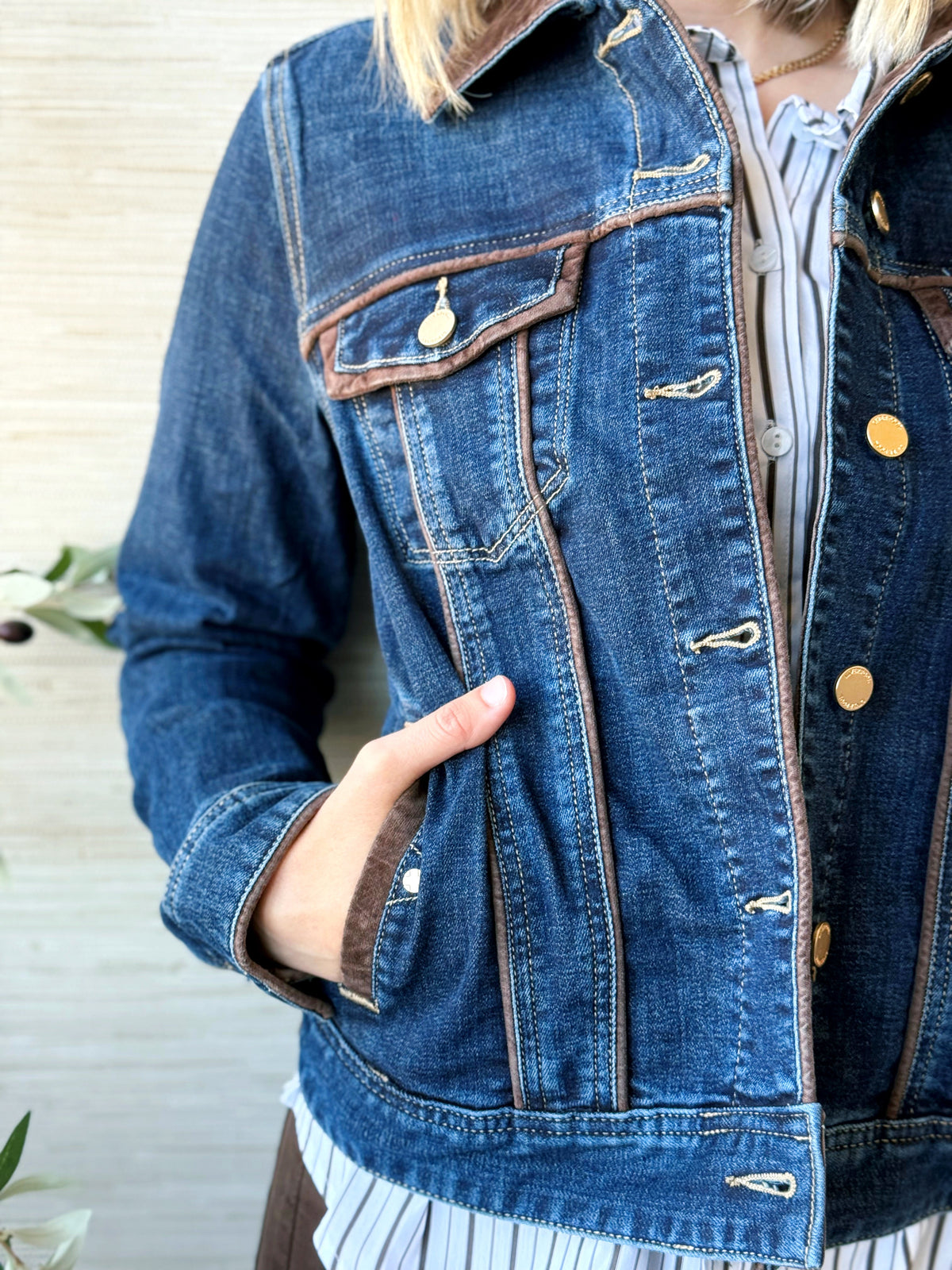 [LIVERPOOL] Jeyda Denim Jacket - RIVERWALK - willows clothing DENIM JACKET