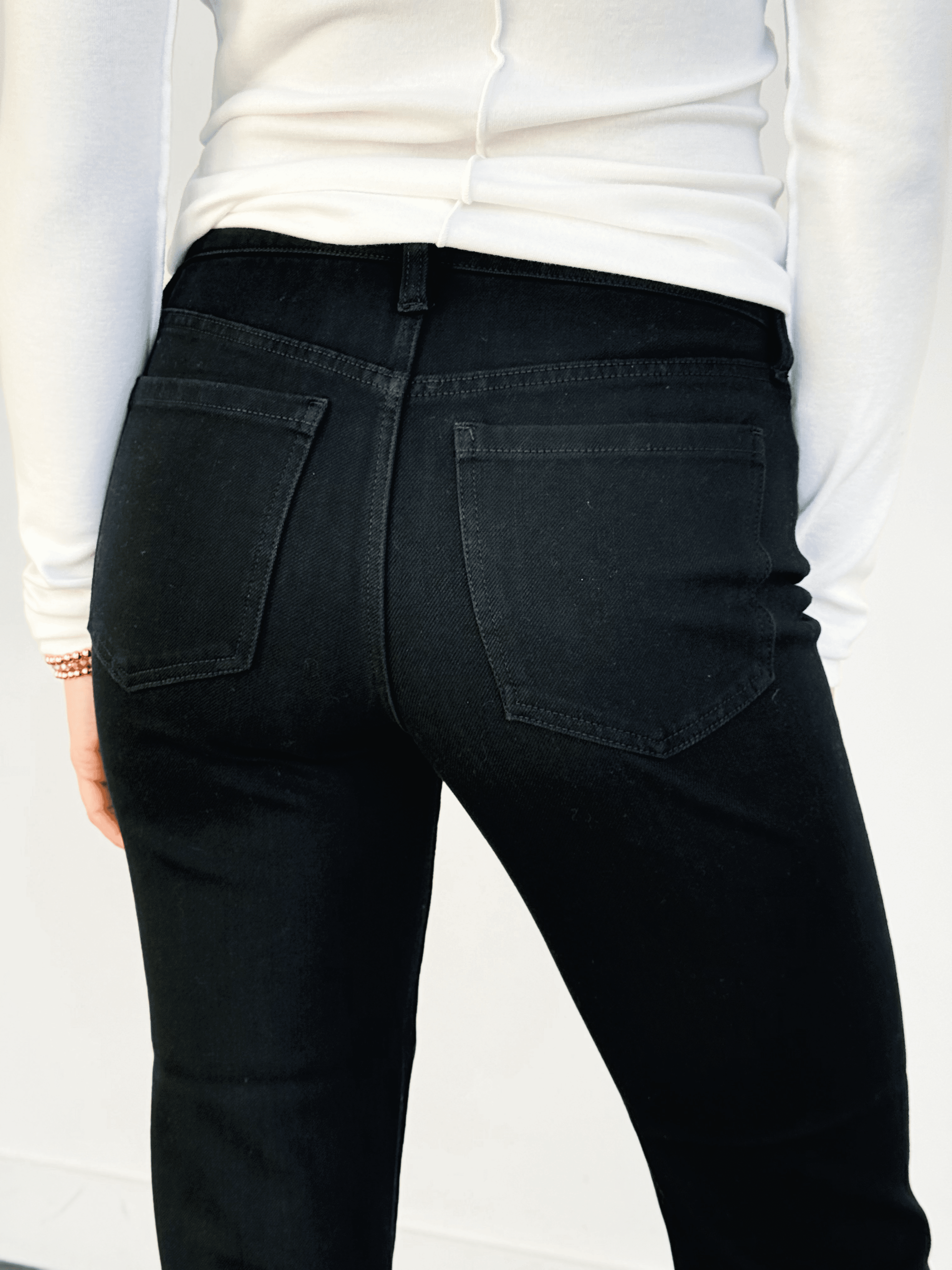 [LIVERPOOL] Liv Jean - BLACK RINSE - willows clothing SKINNIES