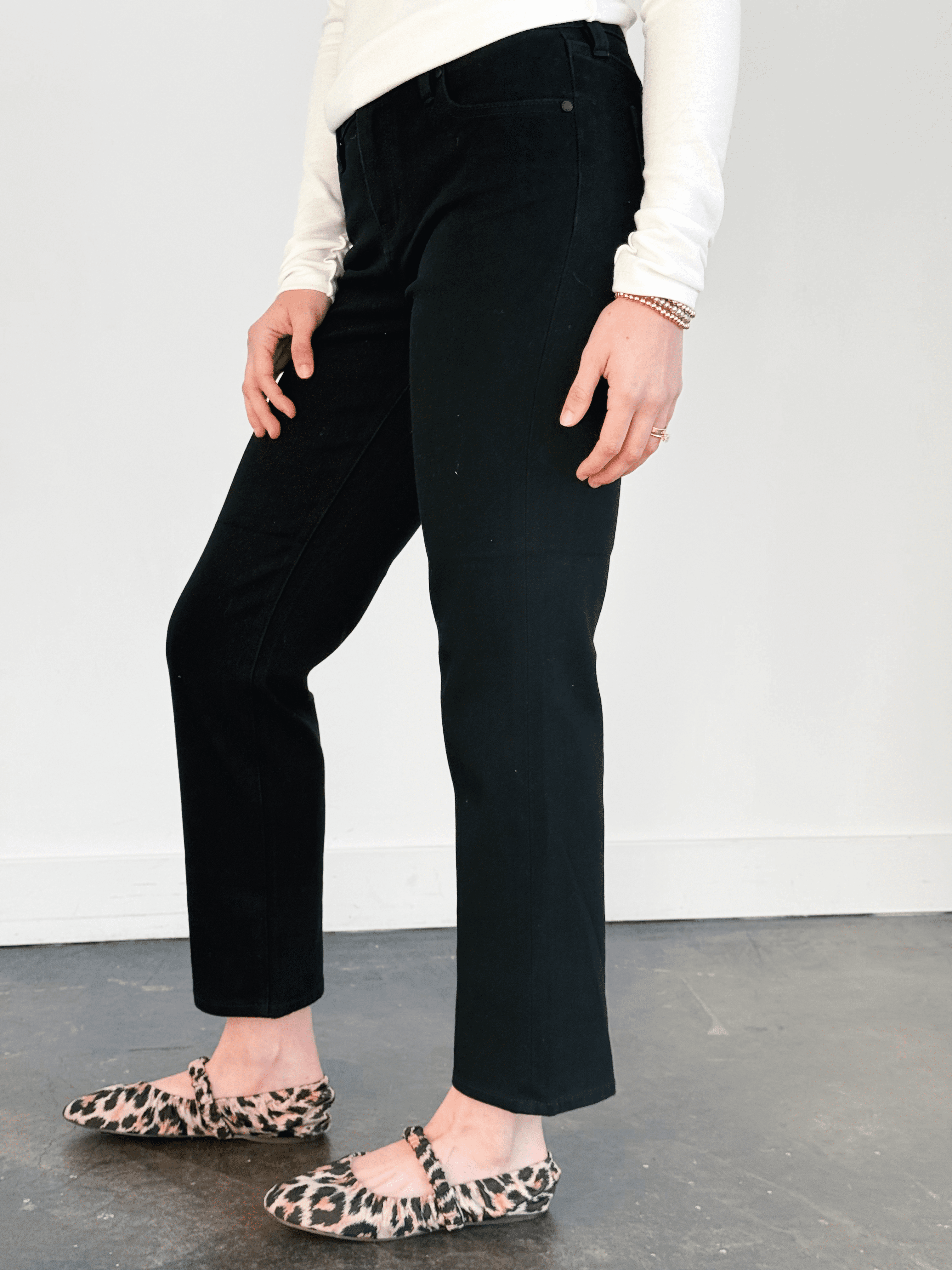 [LIVERPOOL] Liv Jean - BLACK RINSE - willows clothing SKINNIES
