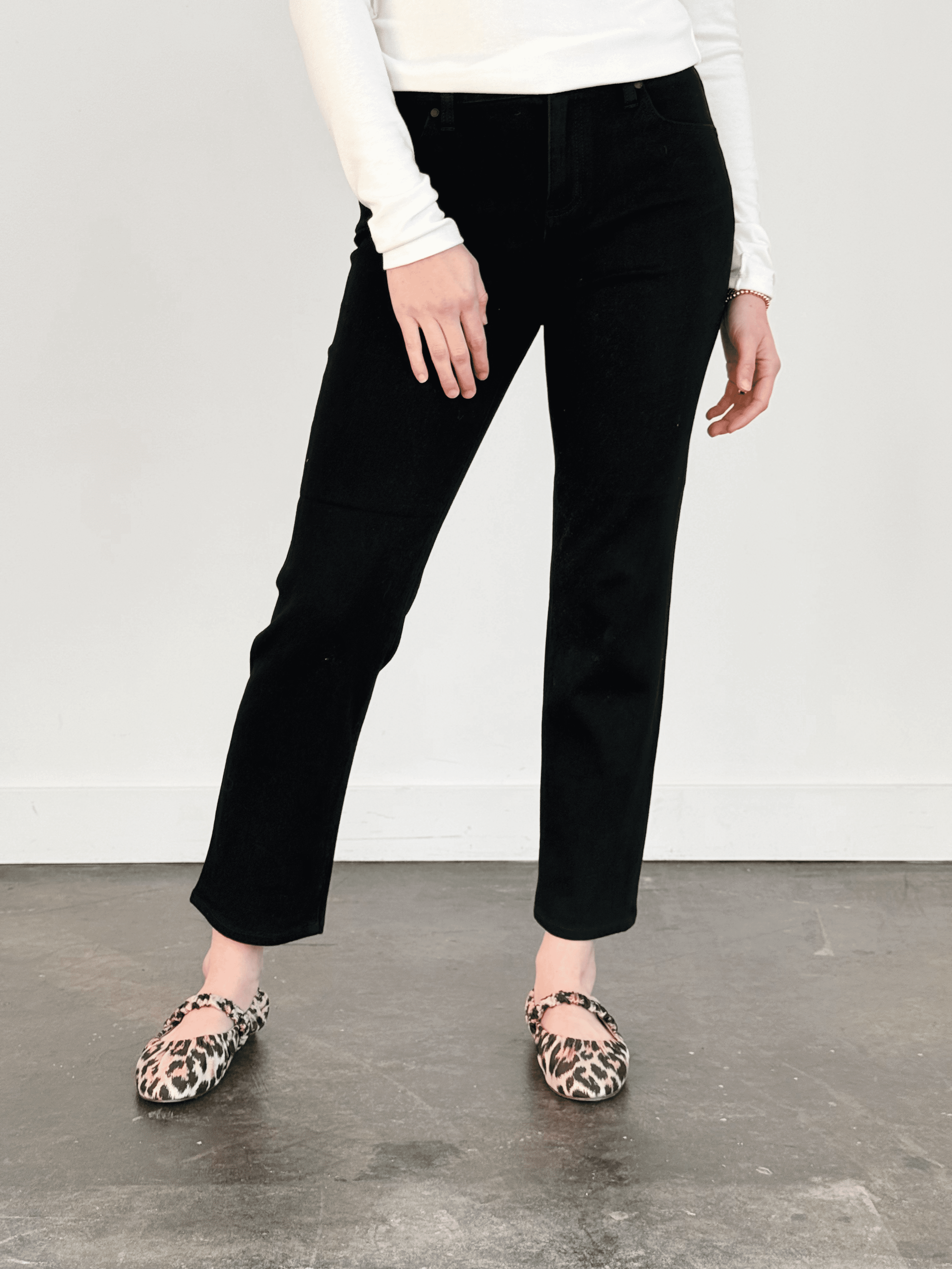 [LIVERPOOL] Liv Jean - BLACK RINSE - willows clothing SKINNIES