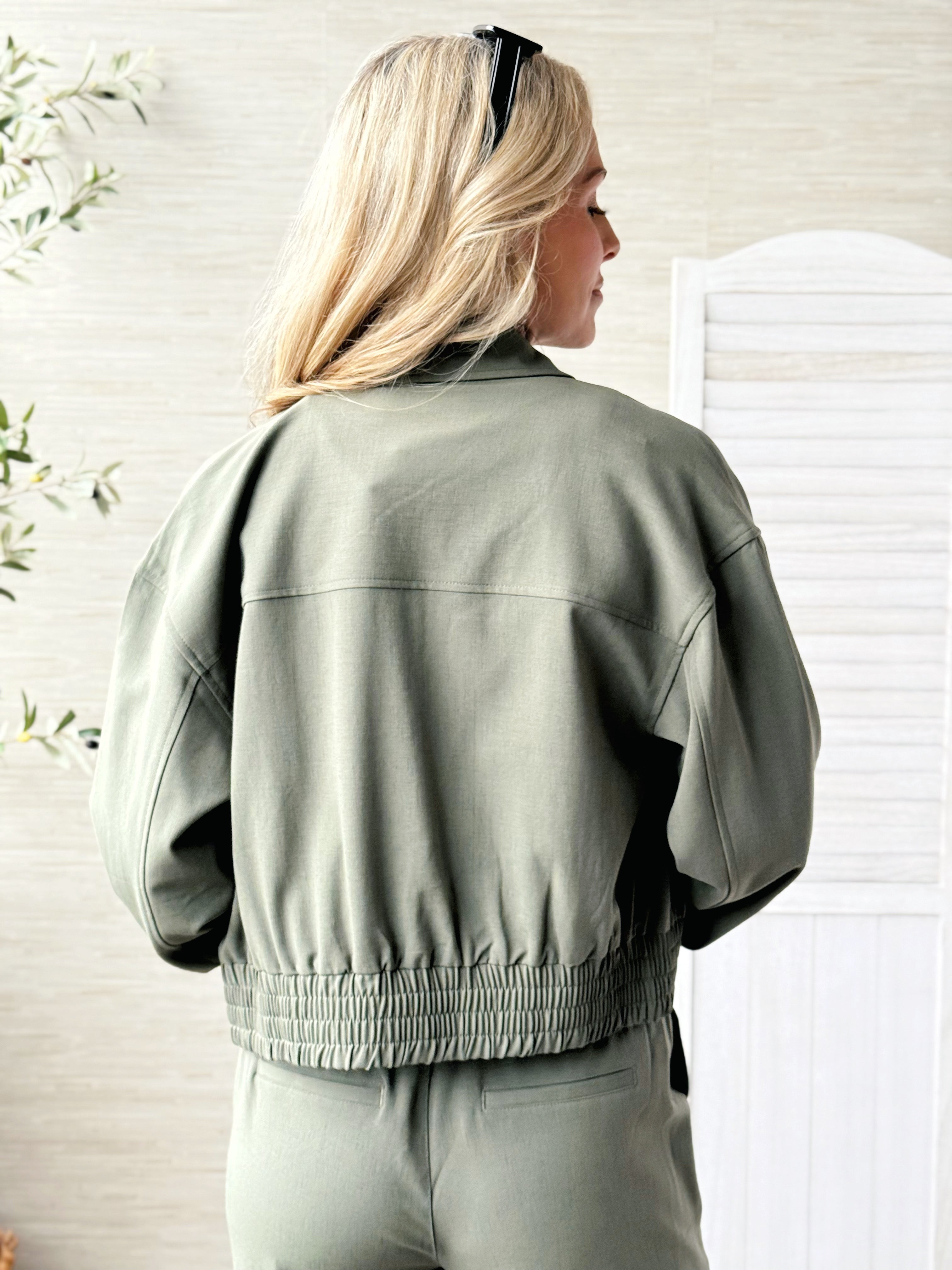 [LIVERPOOL] Malone Jacket - MARTINI OLIVE - willows clothing JACKET