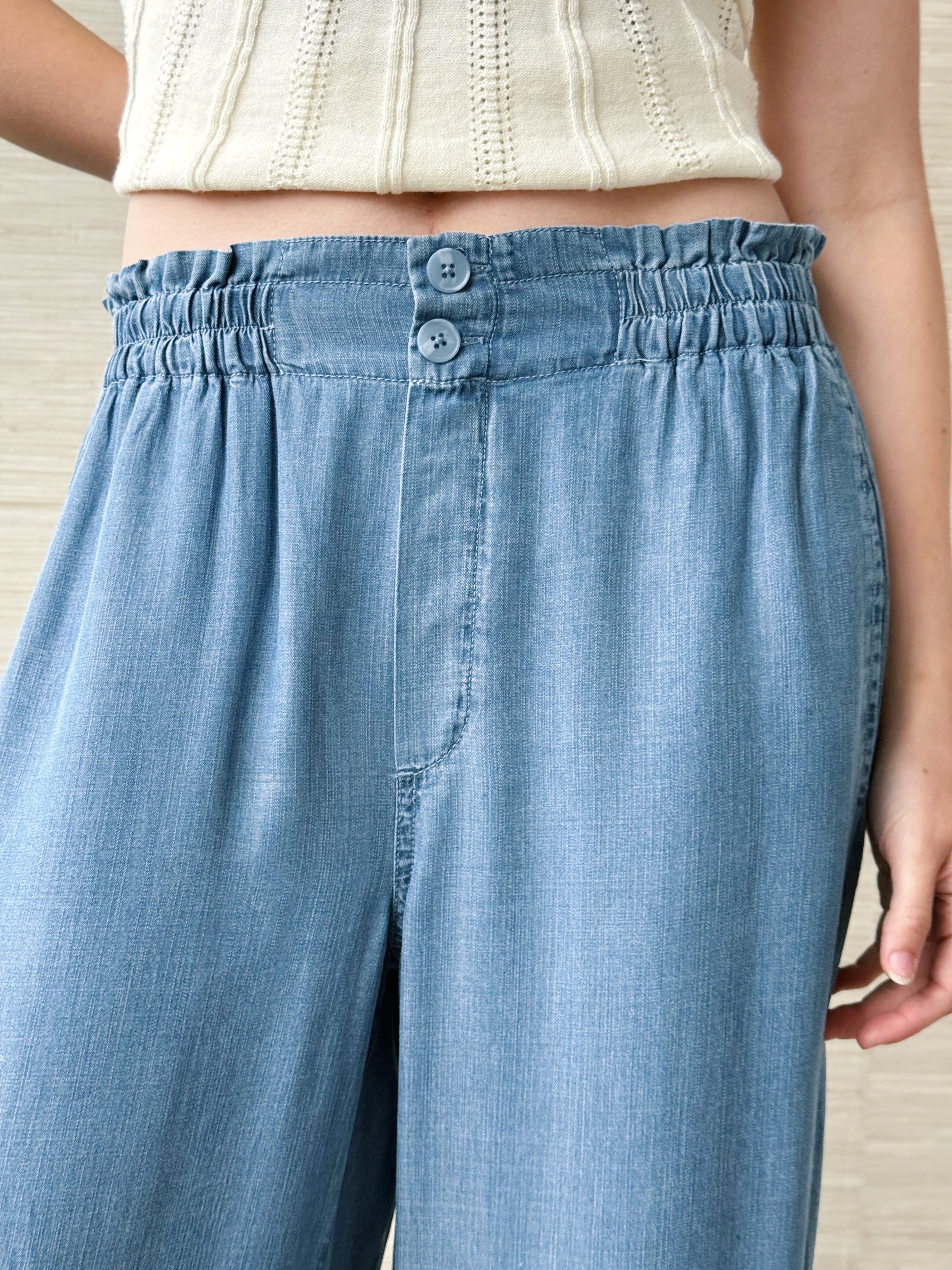 [LIVERPOOL] Ryann Pants - SUNLIT BLUE - willows clothing PANTS