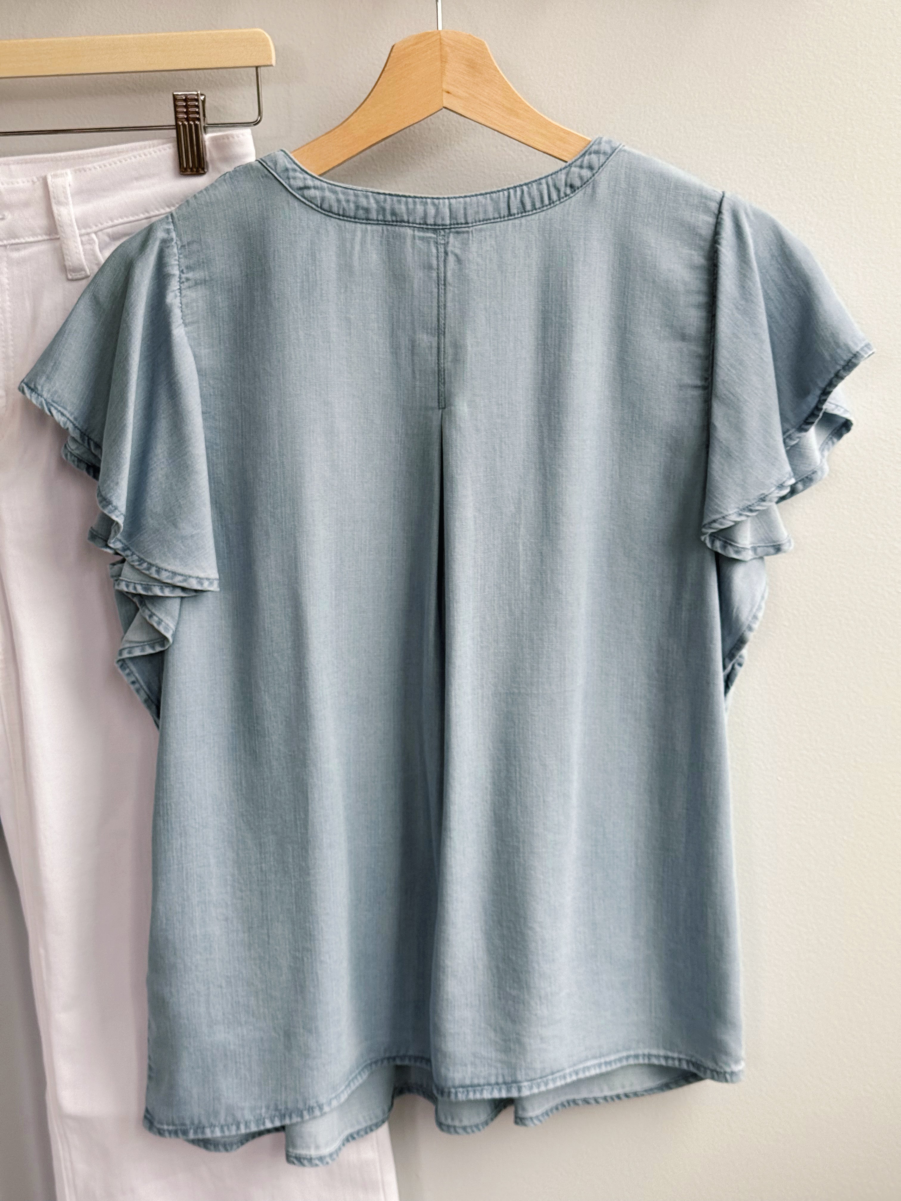 [LIVERPOOL] Sharon Blouse - MALIBU LIGHT - willows clothing BLOUSE