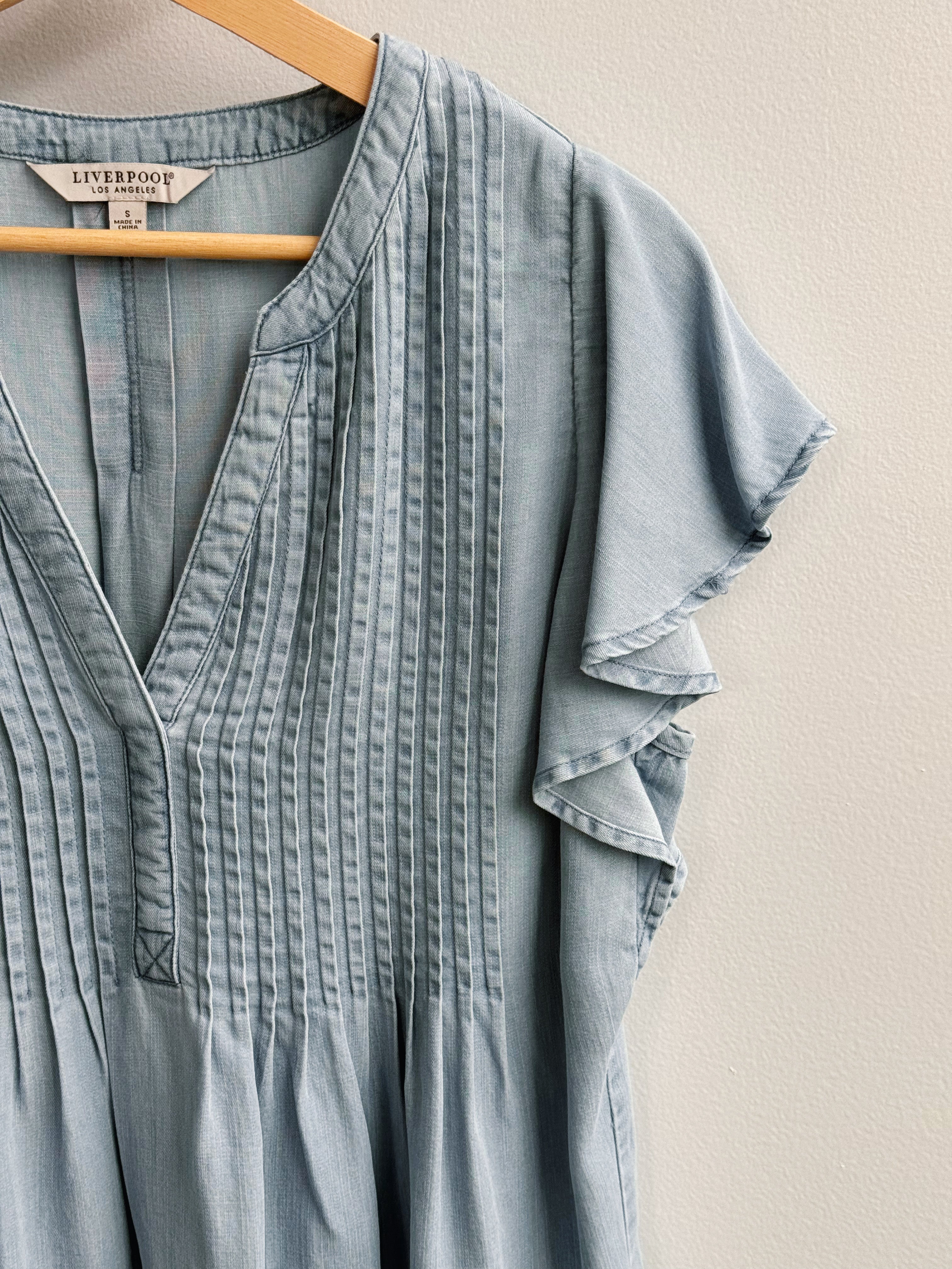 [LIVERPOOL] Sharon Blouse - MALIBU LIGHT - willows clothing BLOUSE