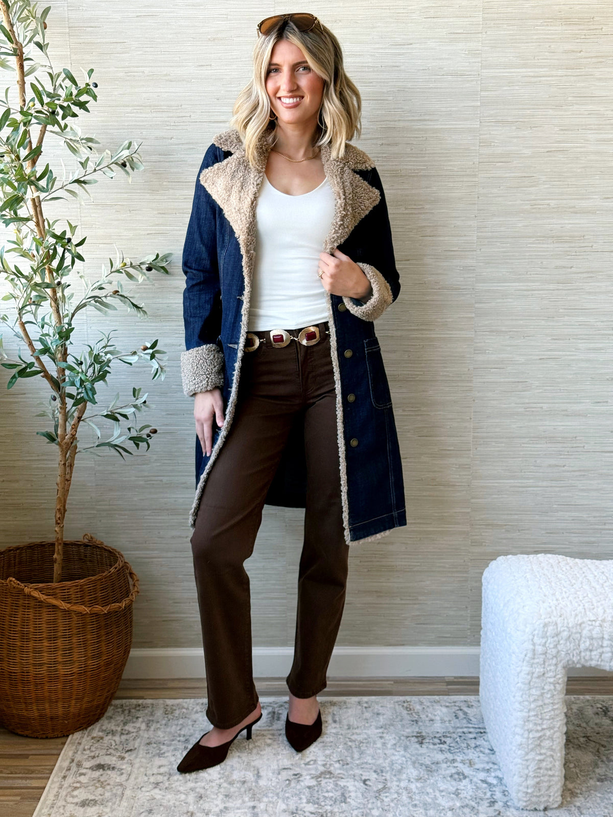 [LIVERPOOL] Stevie Nicks Denim Jacket - RINSE WASH - willows clothing DENIM JACKET