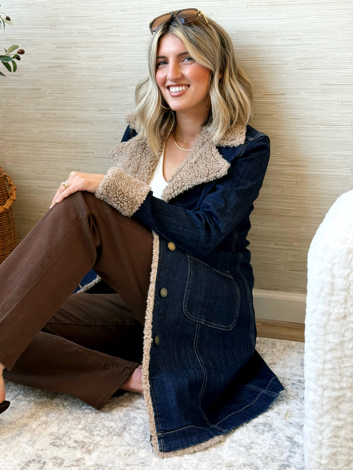 [LIVERPOOL] Stevie Nicks Denim Jacket - RINSE WASH - willows clothing DENIM JACKET