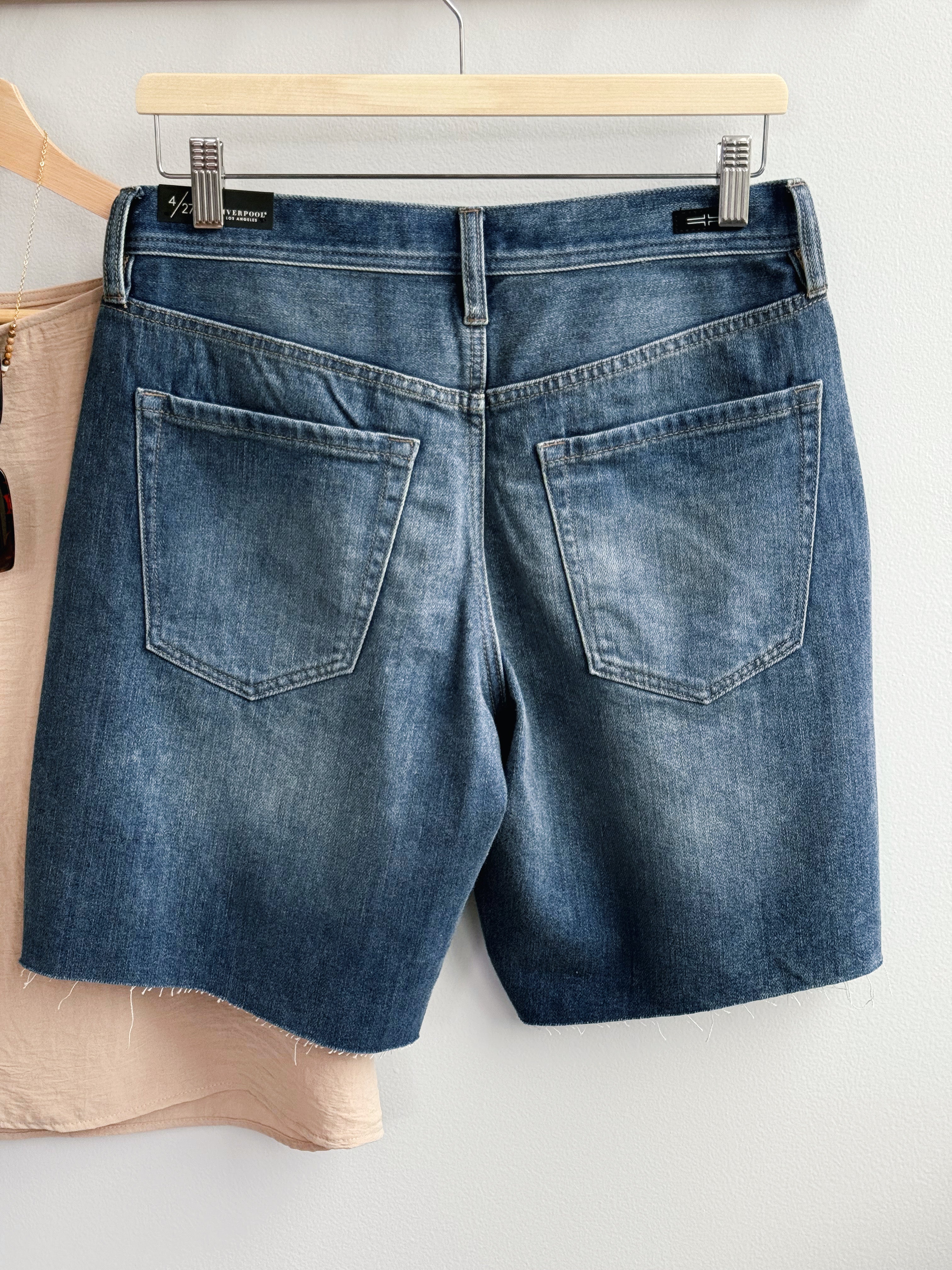 [LIVERPOOL] Torrance Denim Shorts - LEAWOOD - willows clothing SHORTS