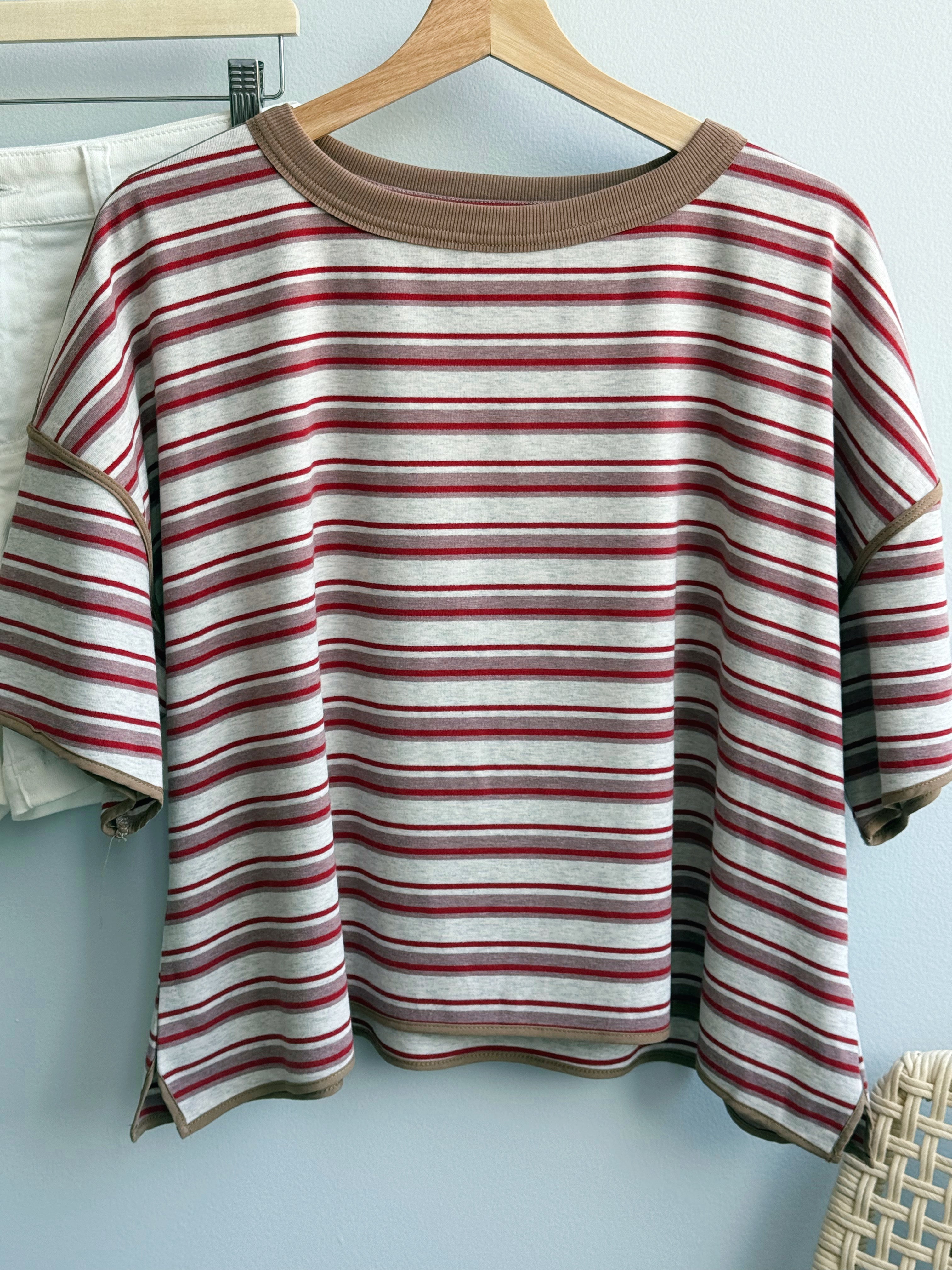Lora Tee - MUTED ROSE - willows clothing S/S SHIRT