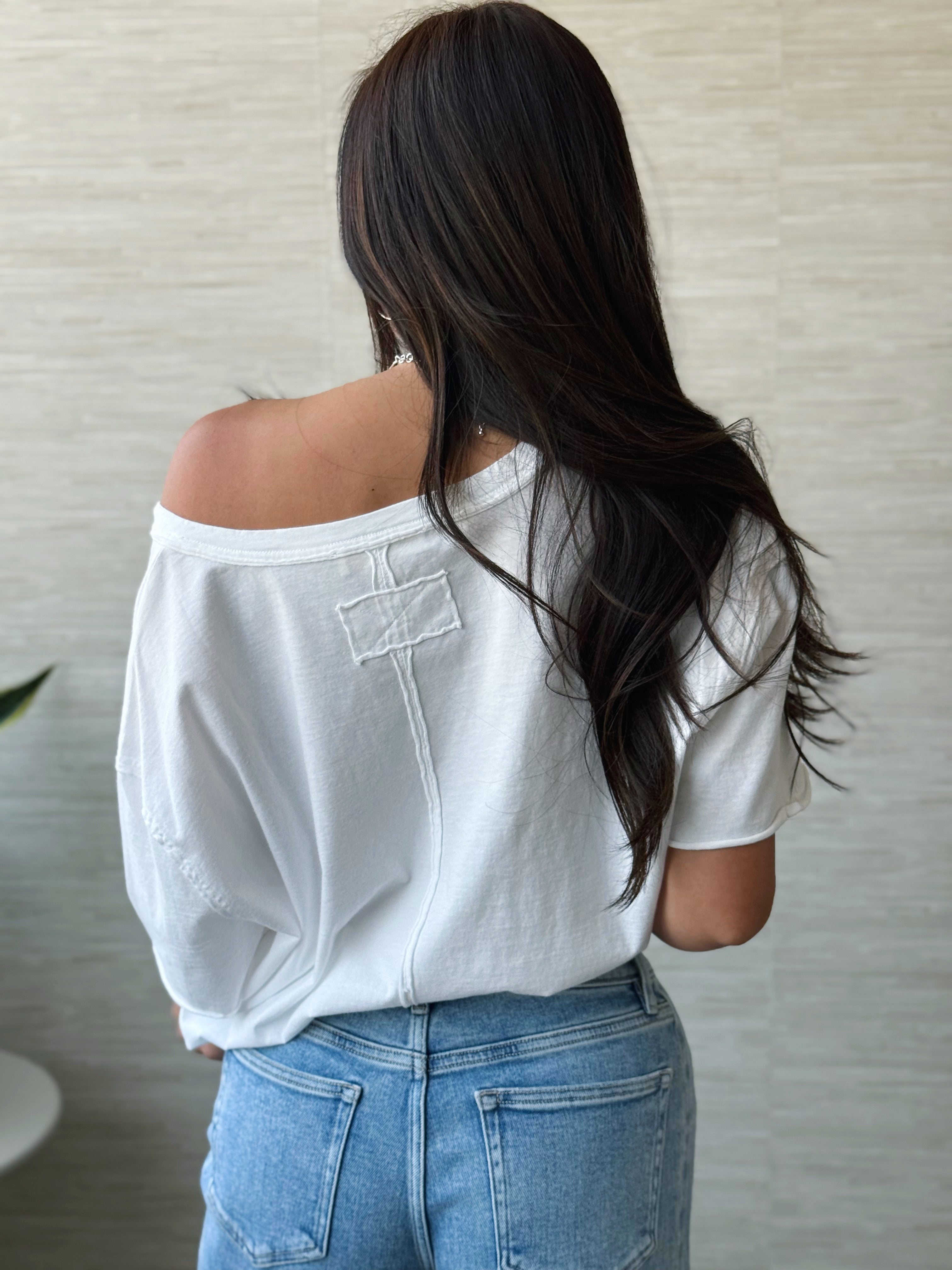 Loren Tee - WHITE - willows clothing S/S SHIRT