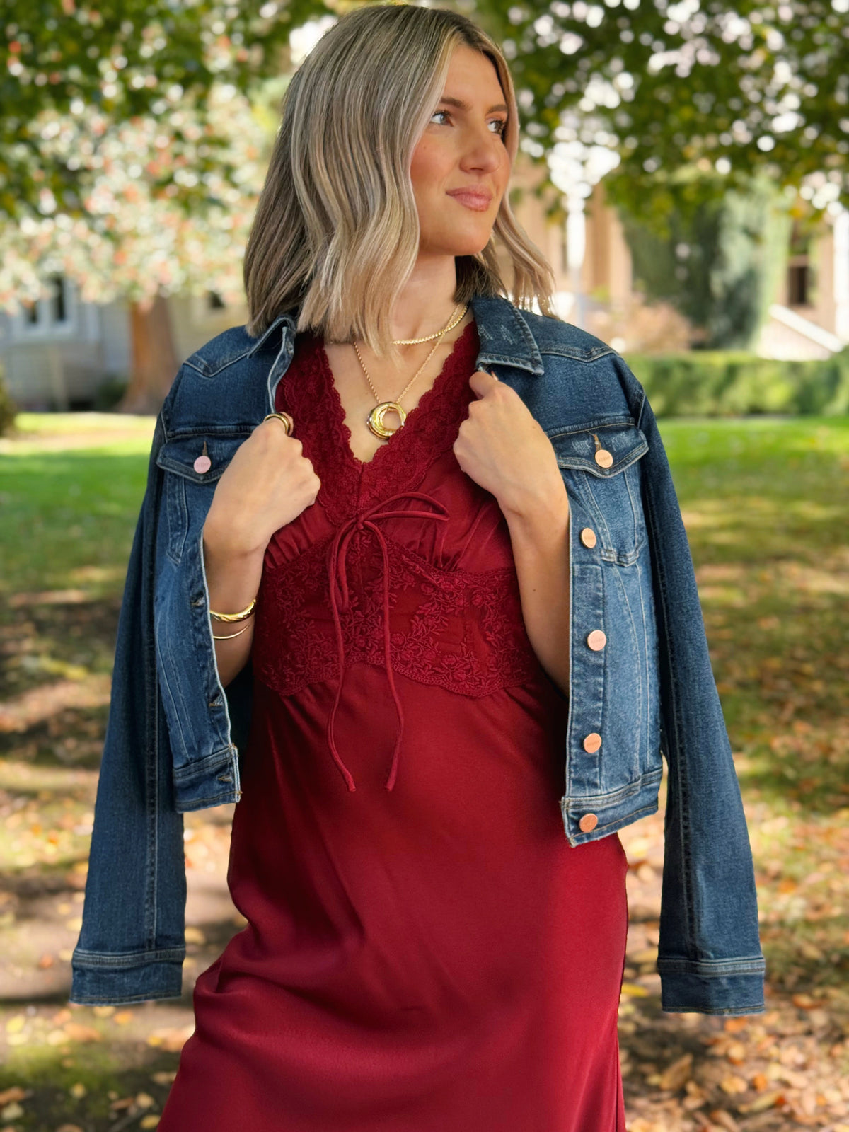 Love Story Dress - WINE - willows clothing MIDI DRESS