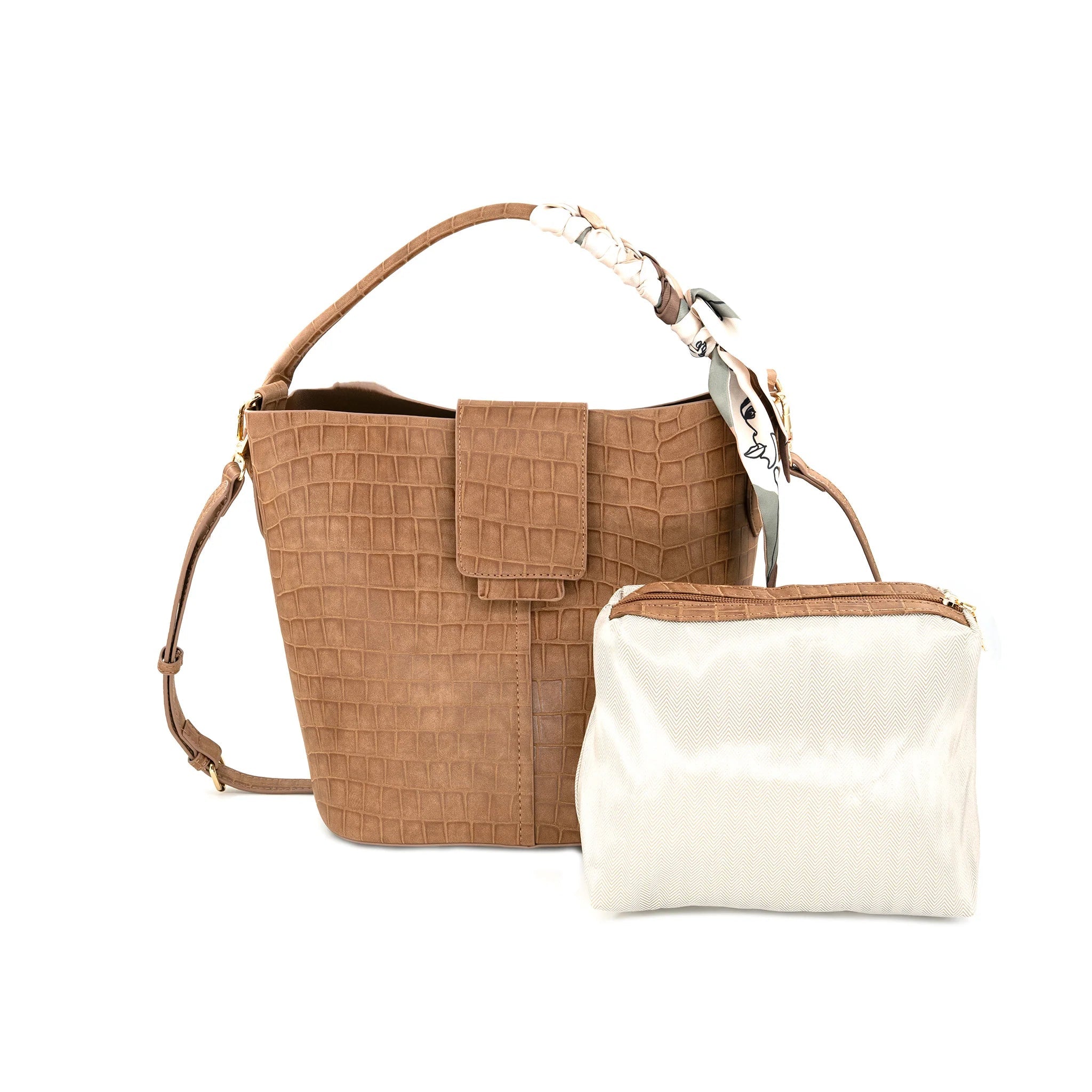 Lucia Bag - BROWN - willows clothing TOTE