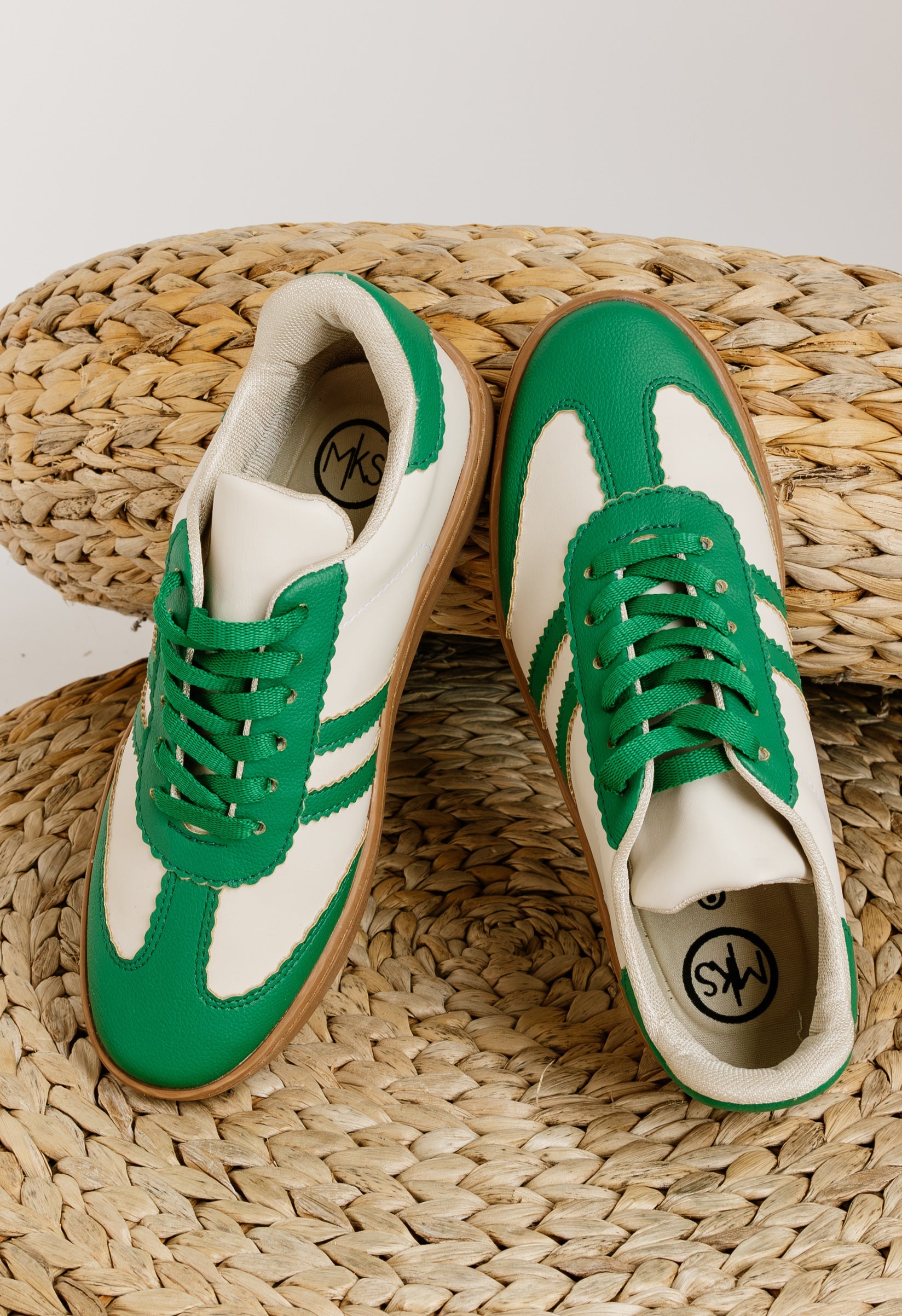 Lucky Sneakers - GREEN - willows clothing Sneakers