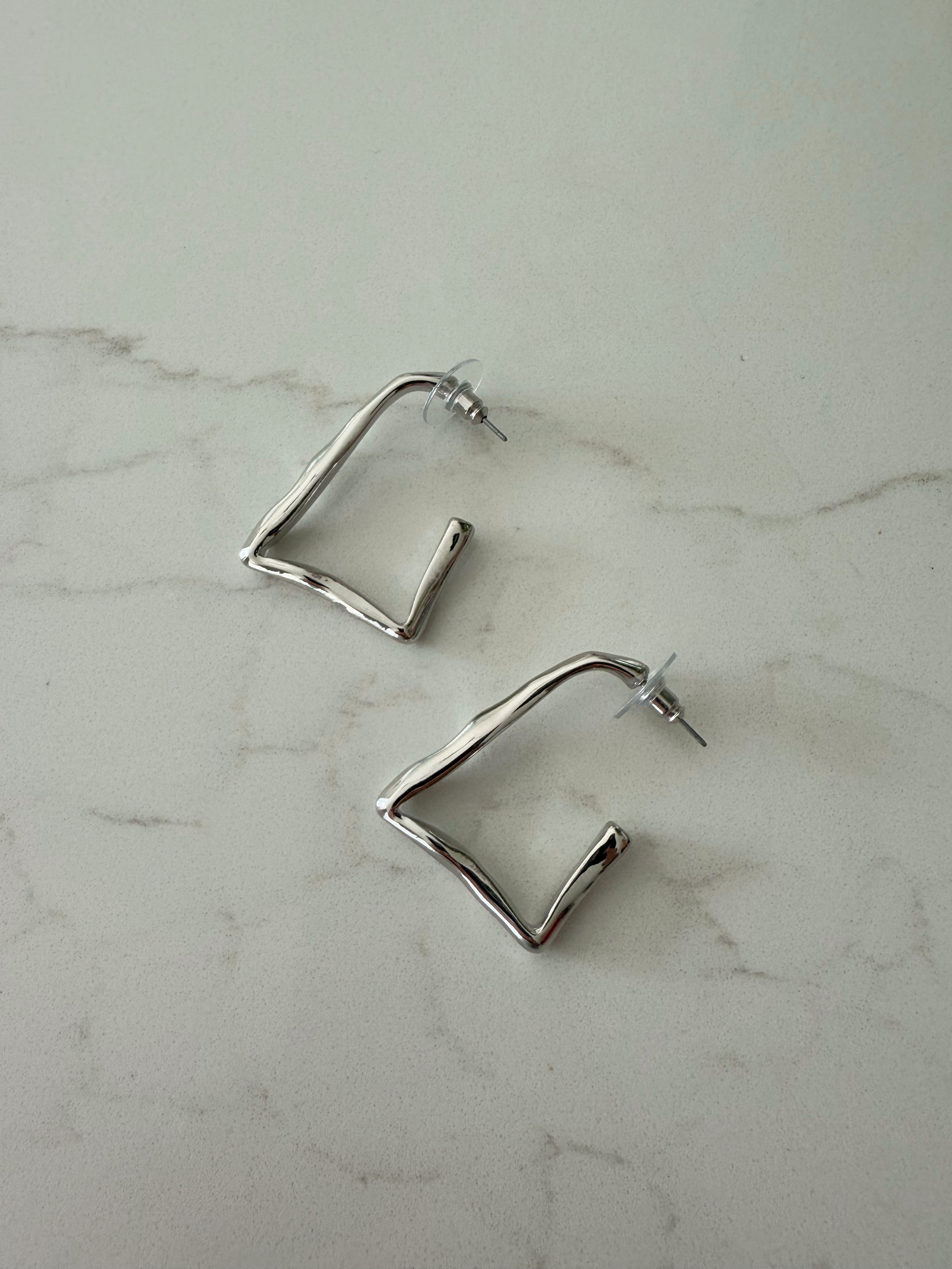 Lyra Earrings - SILVER - willows clothing EARRINGS